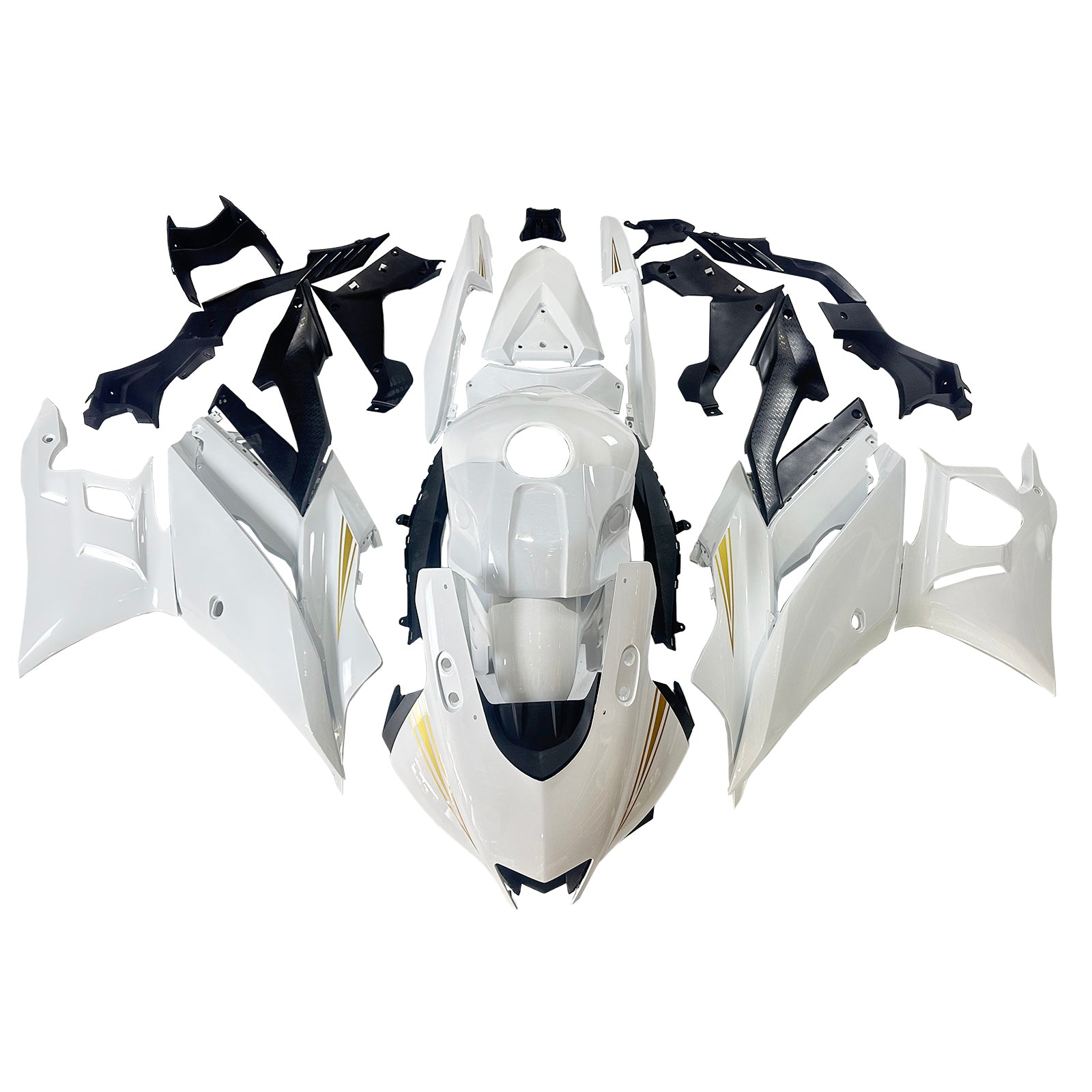 Amotopart Yamaha YZF-R3 R25 2019-2021 Kit Carénage Carrosserie Plastique ABS