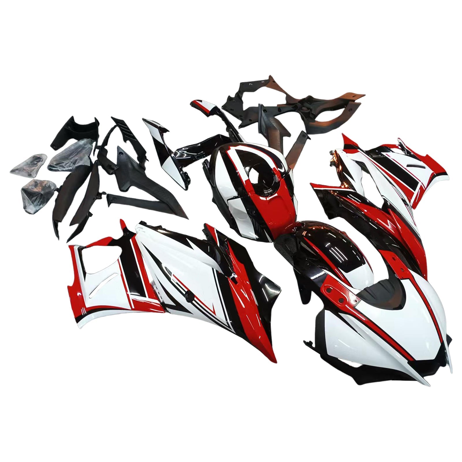 Amotopart Yamaha YZF-R3 R25 2019-2021 Zestaw owiewek nadwozia z tworzywa ABS