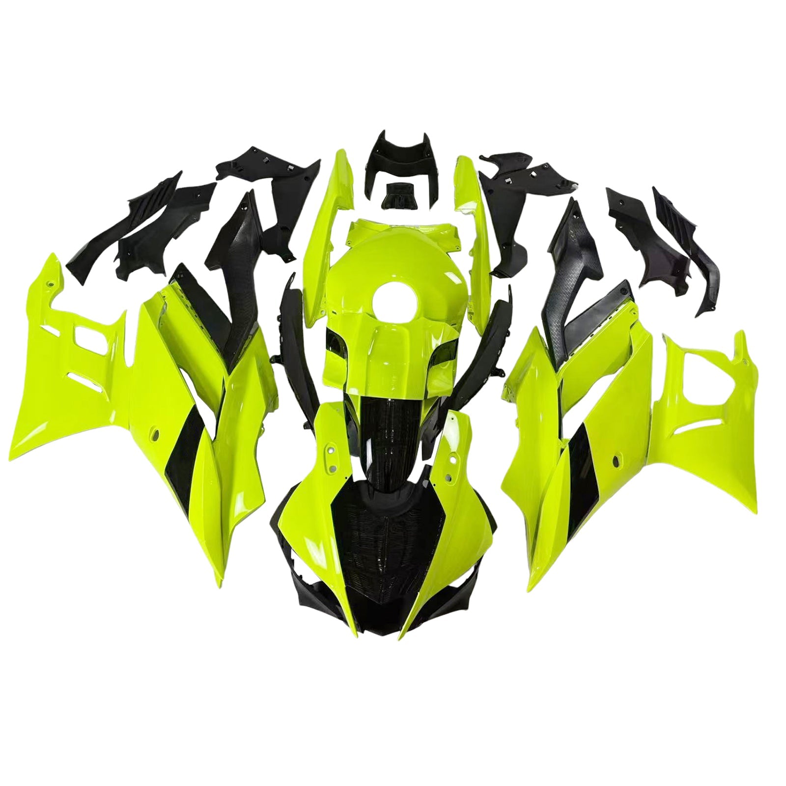 Amotopart Yamaha YZF-R3 R25 2019-2021 ABS muovinen korin suojasarja