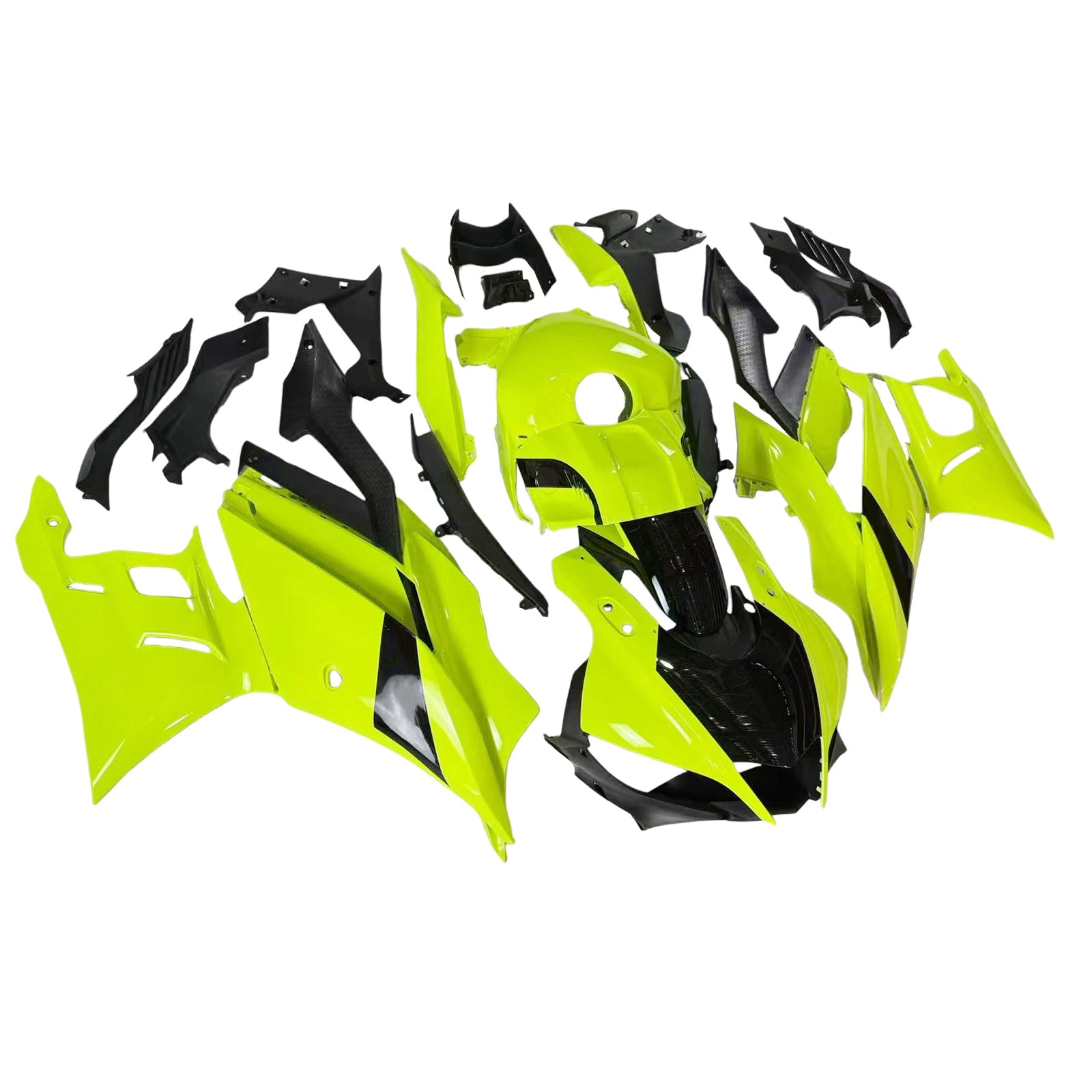 Amotopart Yamaha YZF-R3 R25 2019-2021 ABS muovinen korin suojasarja