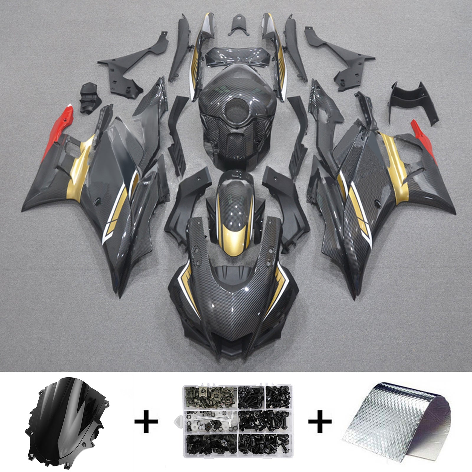 Kit de carénage d'injection Yamaha YZF-R3 R25 2019-2021, carrosserie en plastique ABS