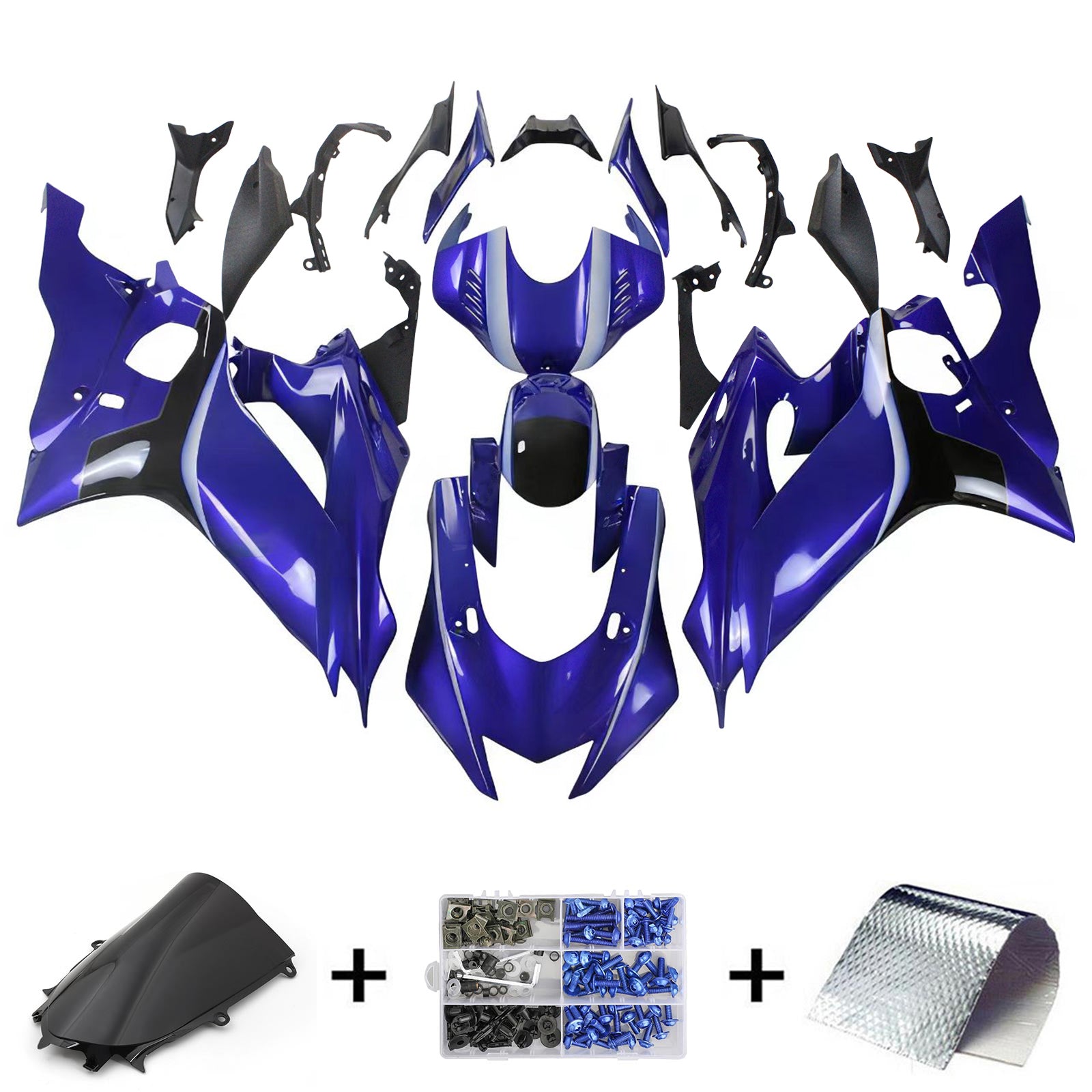 Kit de carénage Amotopart pour Yamaha YZF 600 R6 2017-2020 générique