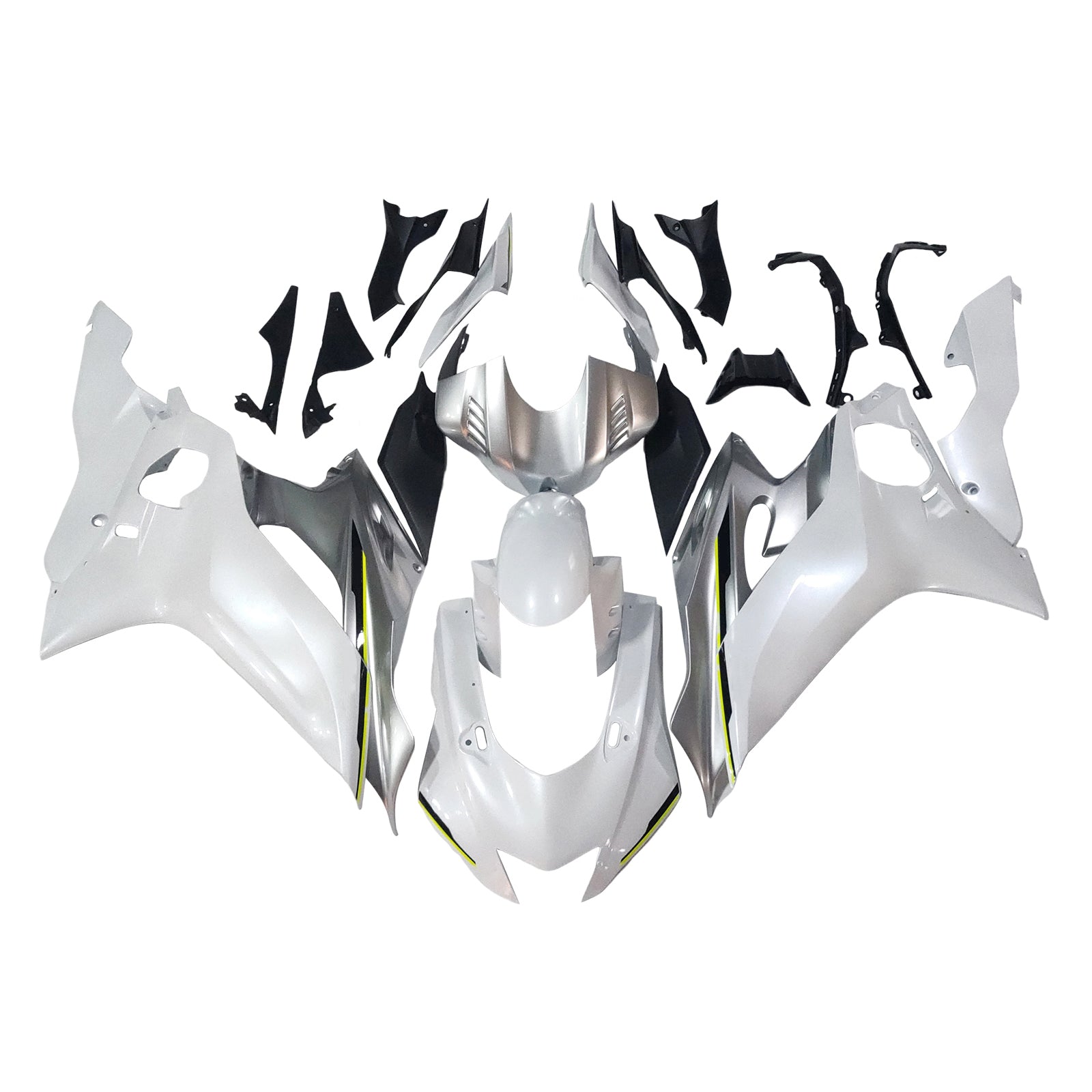 Amotopart Yamaha YZF-R6 2017-2022 Kit Carénage Carrosserie Plastique ABS