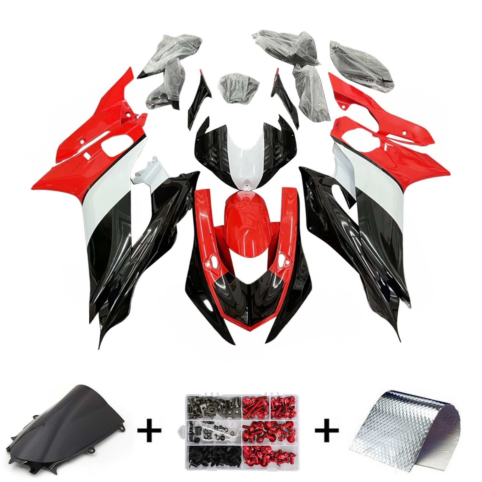 Amotopart Yamaha YZF-R6 2017-2022 ABS kunststof carrosseriekuipset