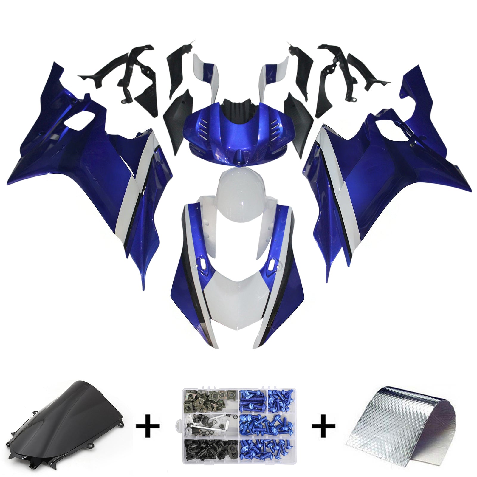 Yamaha YZF-R6 2017-2022 Kit Carrosserie Plastic Abs