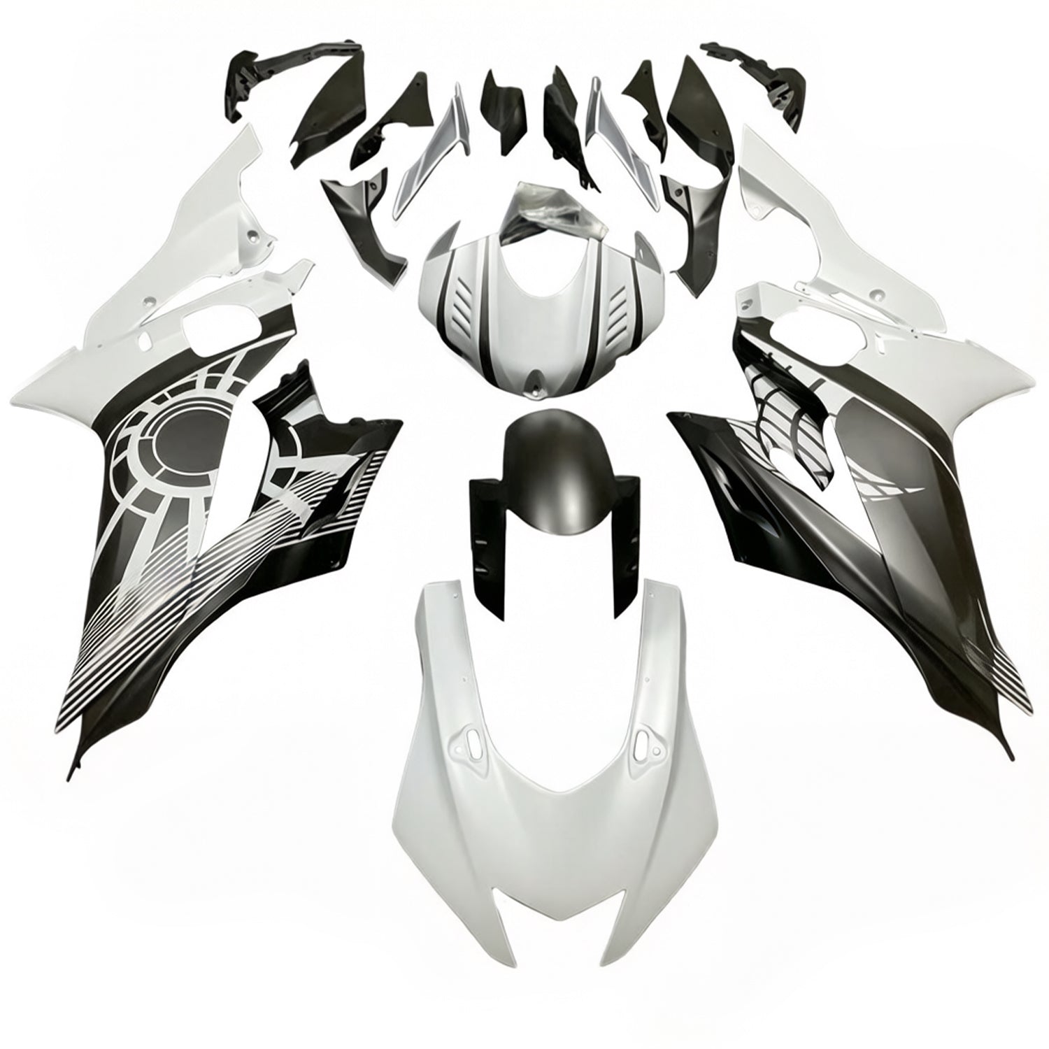 Kit de carénage d'injection Yamaha YZF-R6 2017-2023 carrosserie plastique ABS