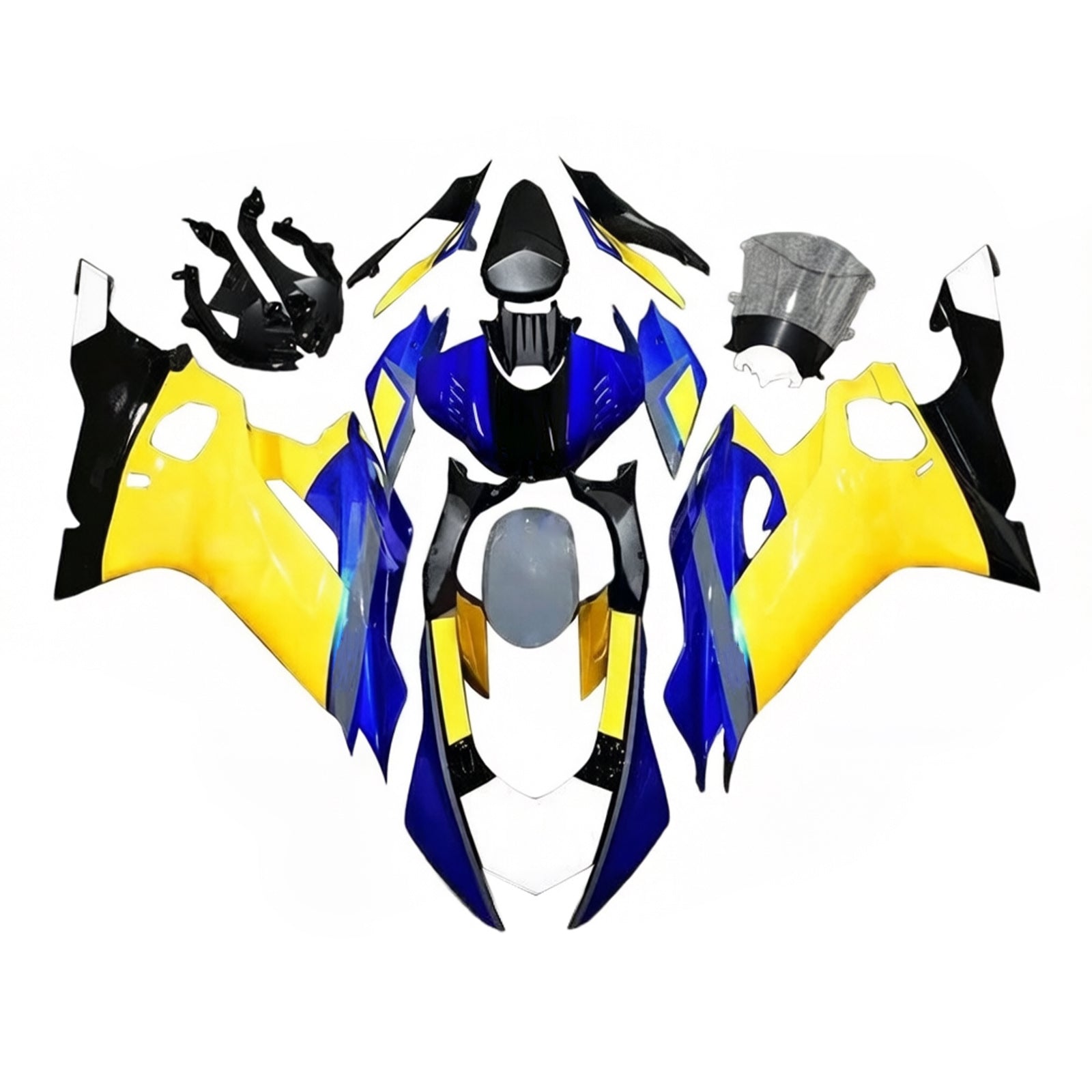 Kit de carénage d'injection Yamaha YZF-R6 2017-2023 carrosserie plastique ABS