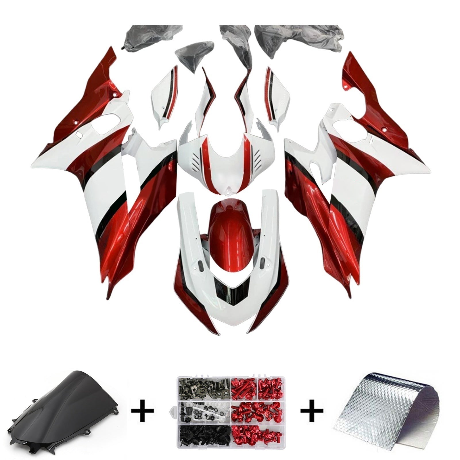 Kit carenado de inyección Yamaha YZF-R6 2017-2023 Carrocería de plástico ABS