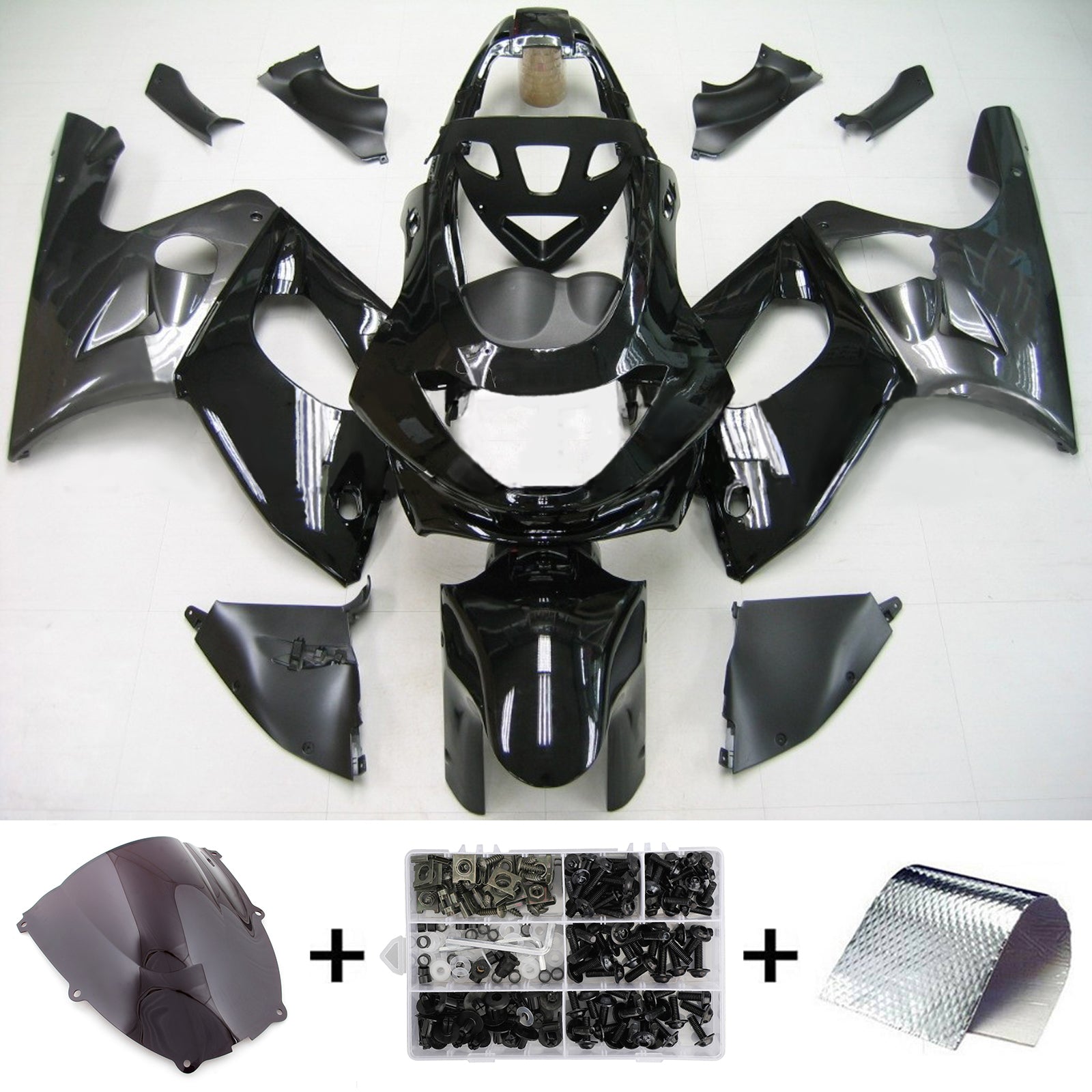Kit de carénage Amotopart pour Yamaha YZF 600R Thundercat 1996-2007 générique
