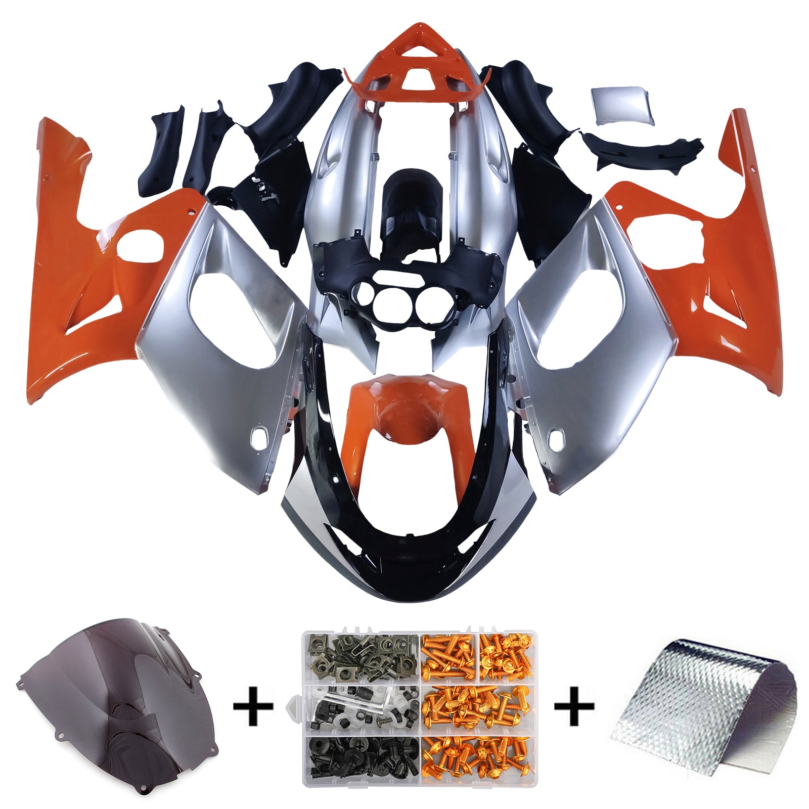 Kit de carénage Amotopart pour Yamaha YZF 600R Thundercat 1996-2007 générique