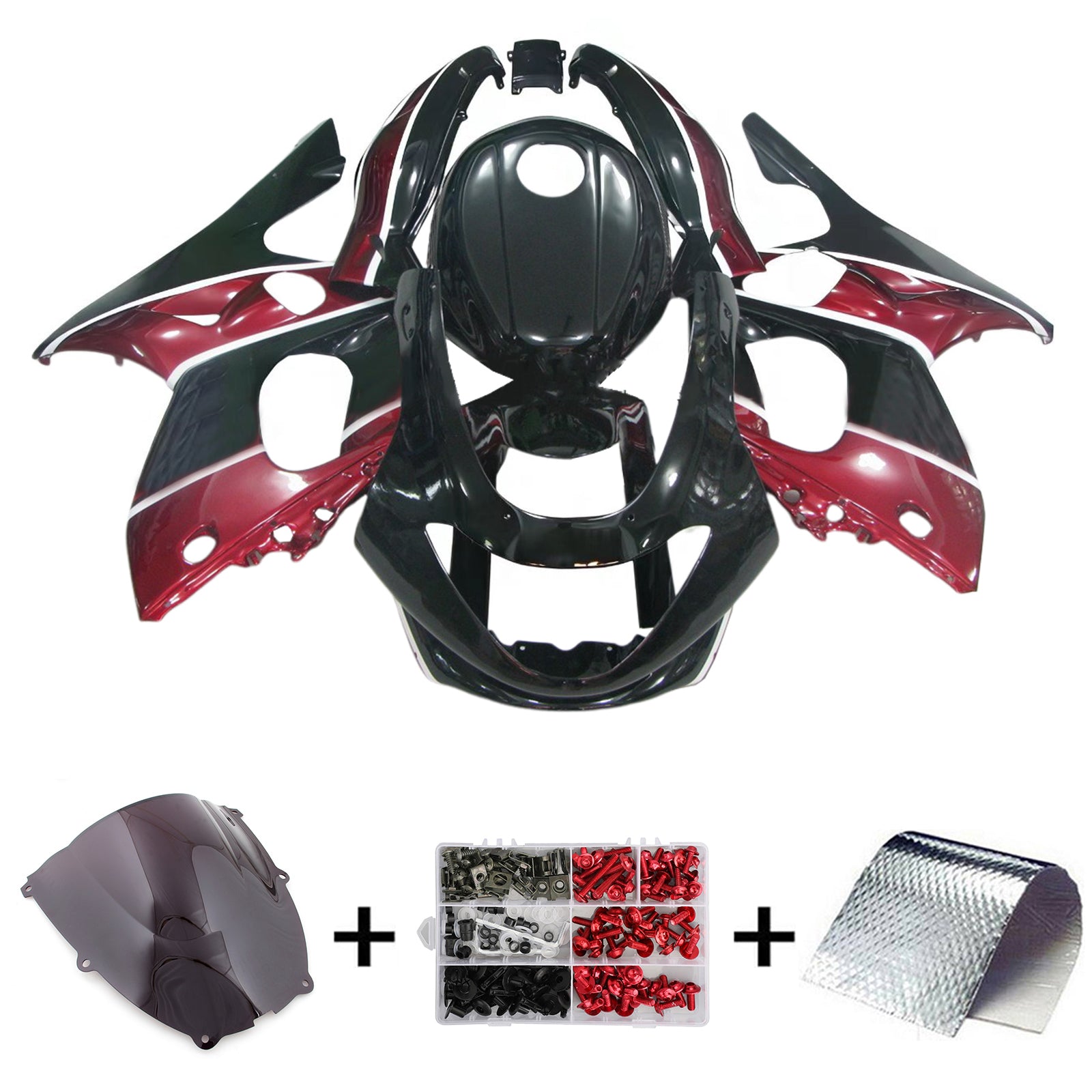 1996-2007 Yamaha YZF 600R Thundercat ruiskutussuojasarja ABS muovinen kori
