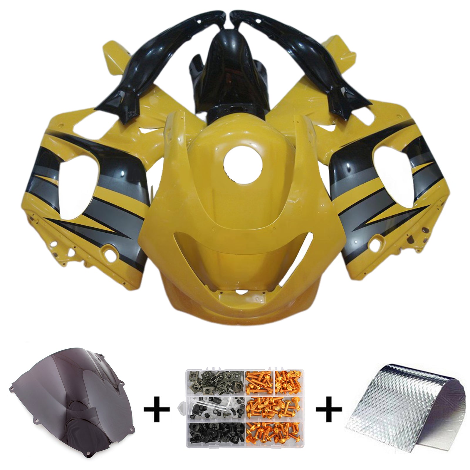 1996-2007 Yamaha YZF 600R Thundercat Kit de carénage d'injection carrosserie plastique ABS