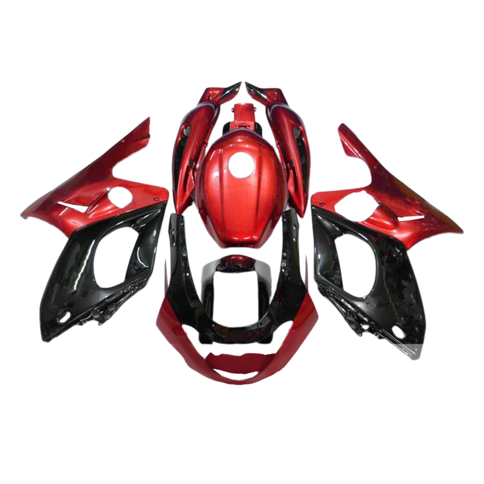 1996-2007 Yamaha YZF 600R Thundercat Kit de carénage d'injection carrosserie plastique ABS