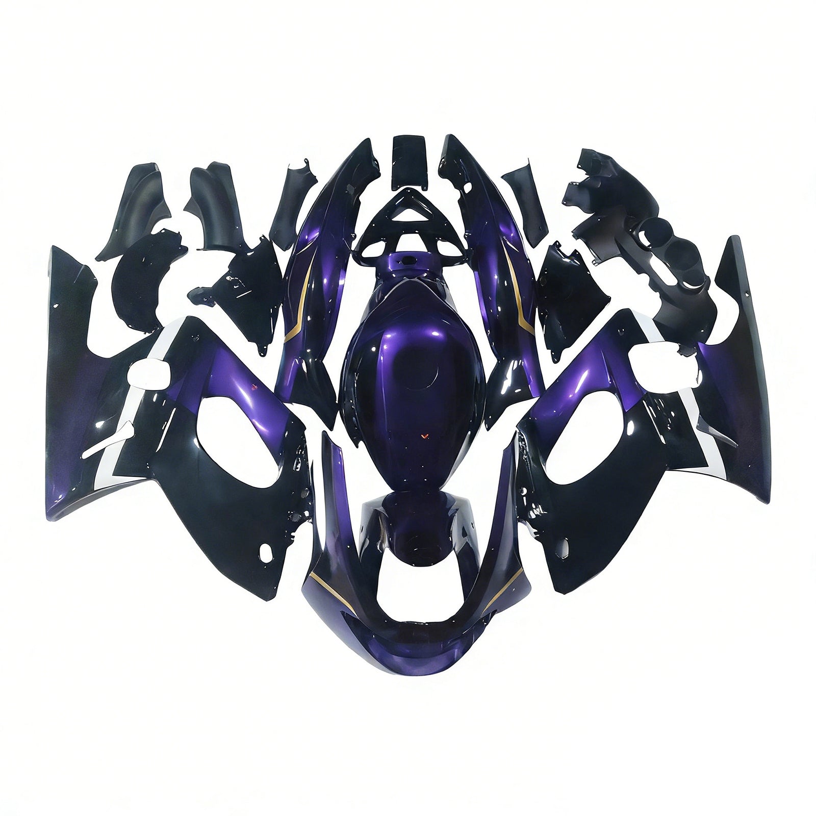 1996-2007 Yamaha YZF 600R Thundercat Kit de carénage d'injection carrosserie plastique ABS