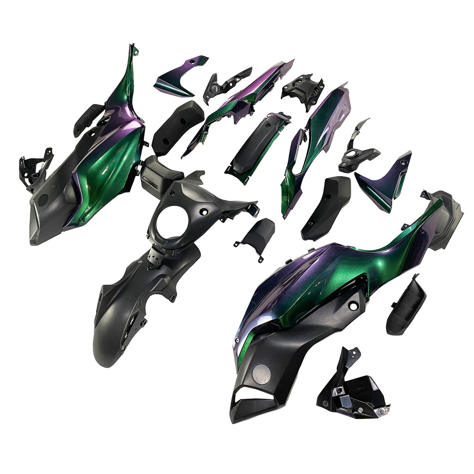 2012-2017 Yamaha MT-07 FZ-07 Kit de carénage d'injection carrosserie plastique ABS