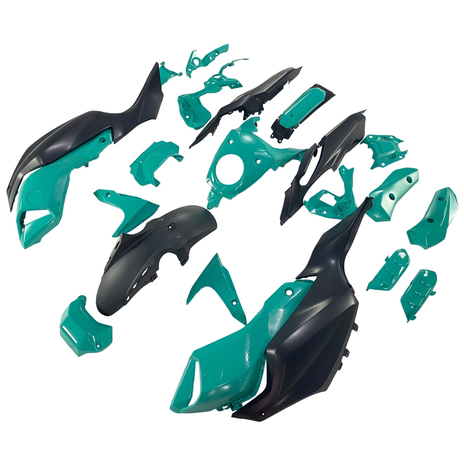 Kit carenatura iniezione carrozzeria in plastica ABS Yamaha MT-07 FZ-07 2012-2017