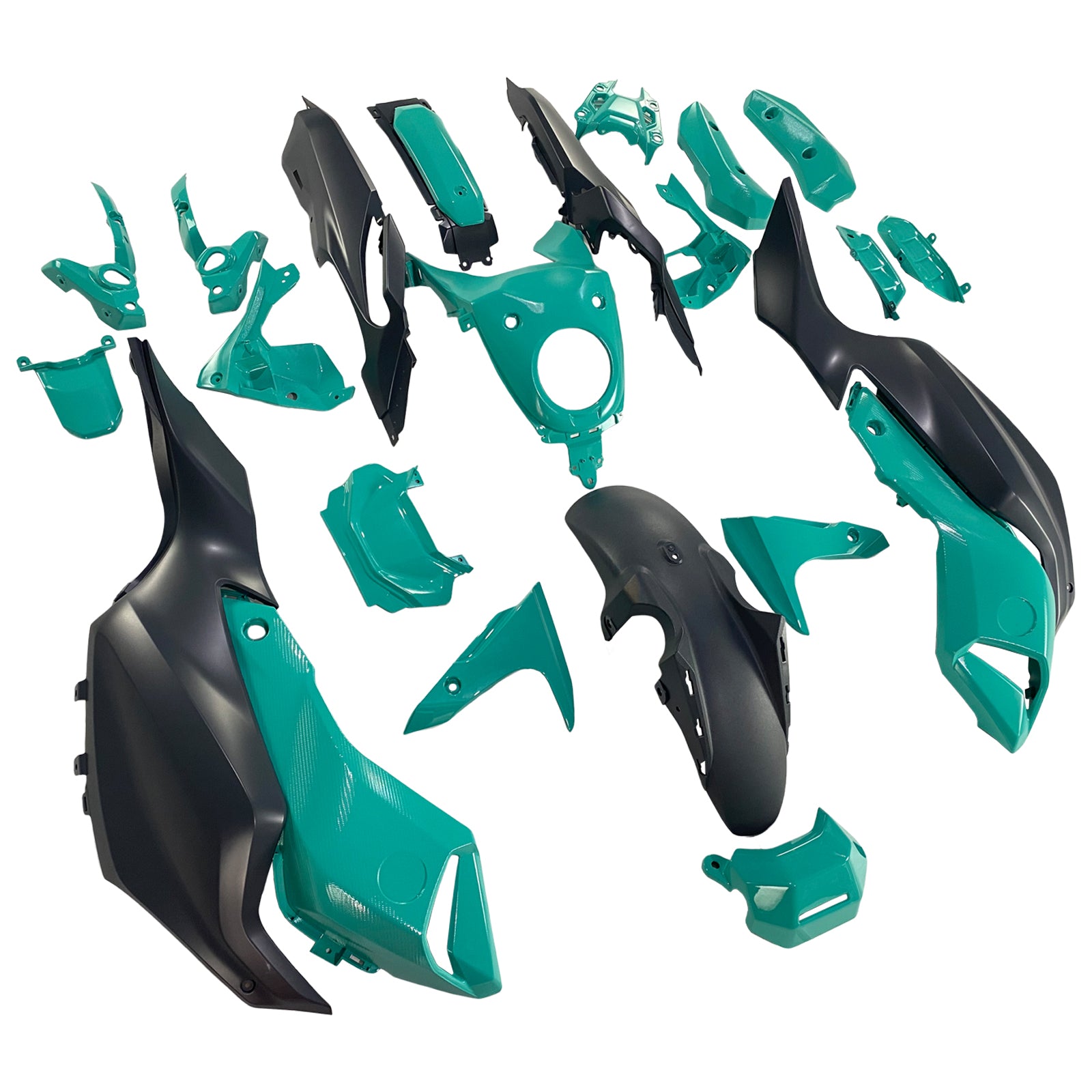 Kit carenatura iniezione carrozzeria in plastica ABS Yamaha MT-07 FZ-07 2012-2017
