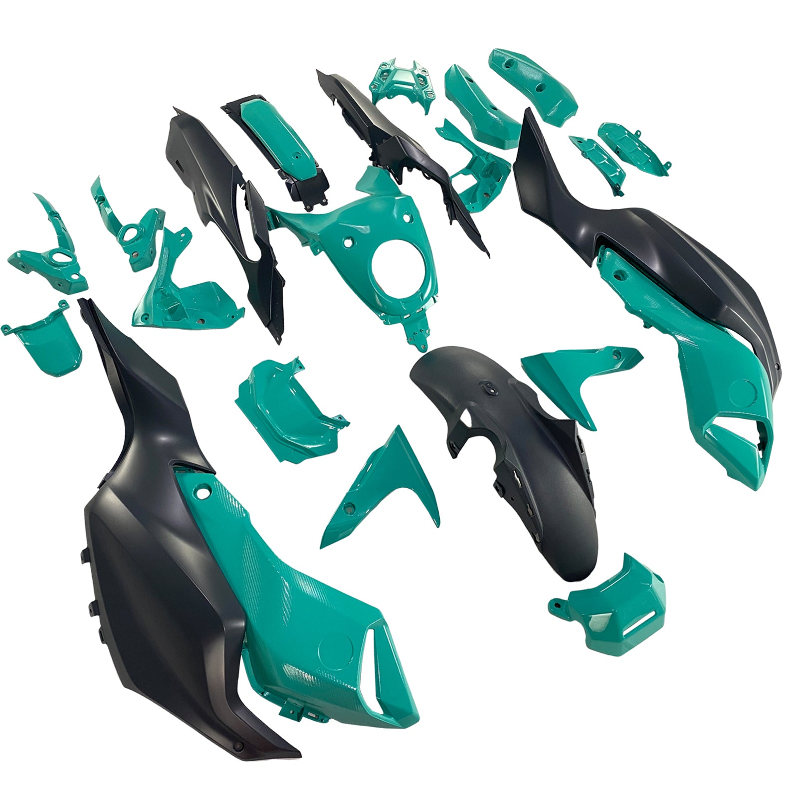 Kit carenatura iniezione carrozzeria in plastica ABS Yamaha MT-07 FZ-07 2012-2017