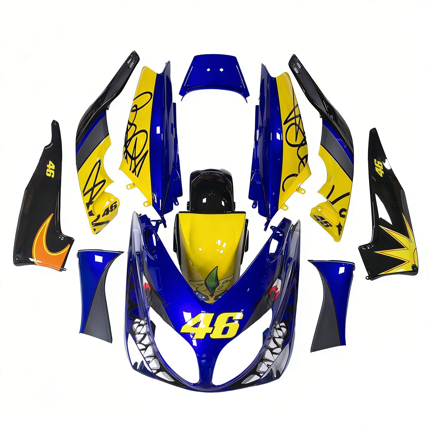 Kit de inyección de plástico ABS adaptado para Yamaha T-Max 2001-2007