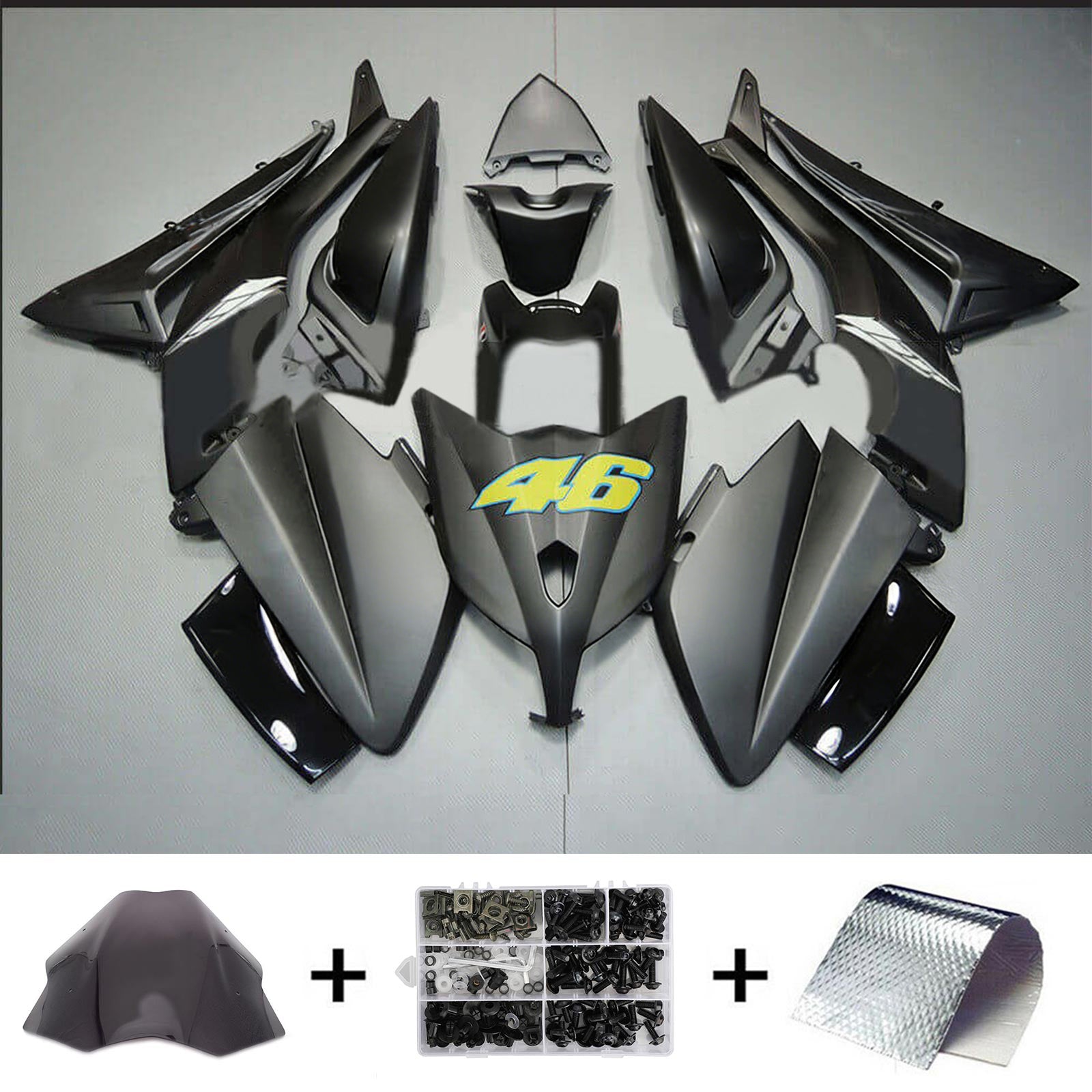 Zestaw owiewki wtryskowej nadwozie pasuje do Yamaha T-Max TMAX530 2012-2014