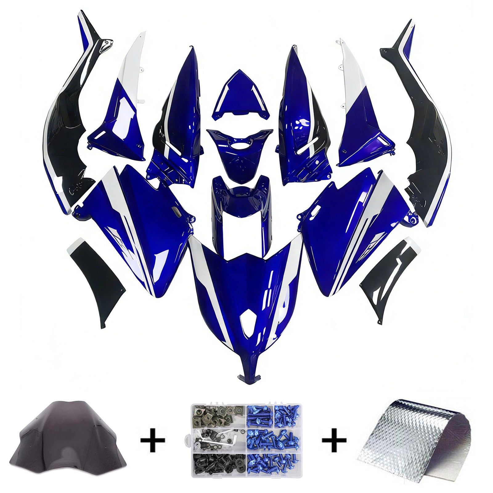 Kit carenatura iniezione Carrozzeria adatta per Yamaha T-Max TMAX530 2012-2014