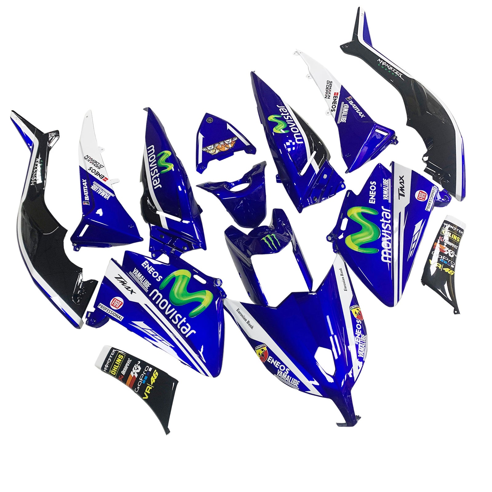 Injection Fairing Kit Bodywork fit For Yamaha T-Max TMAX530 2012-2014