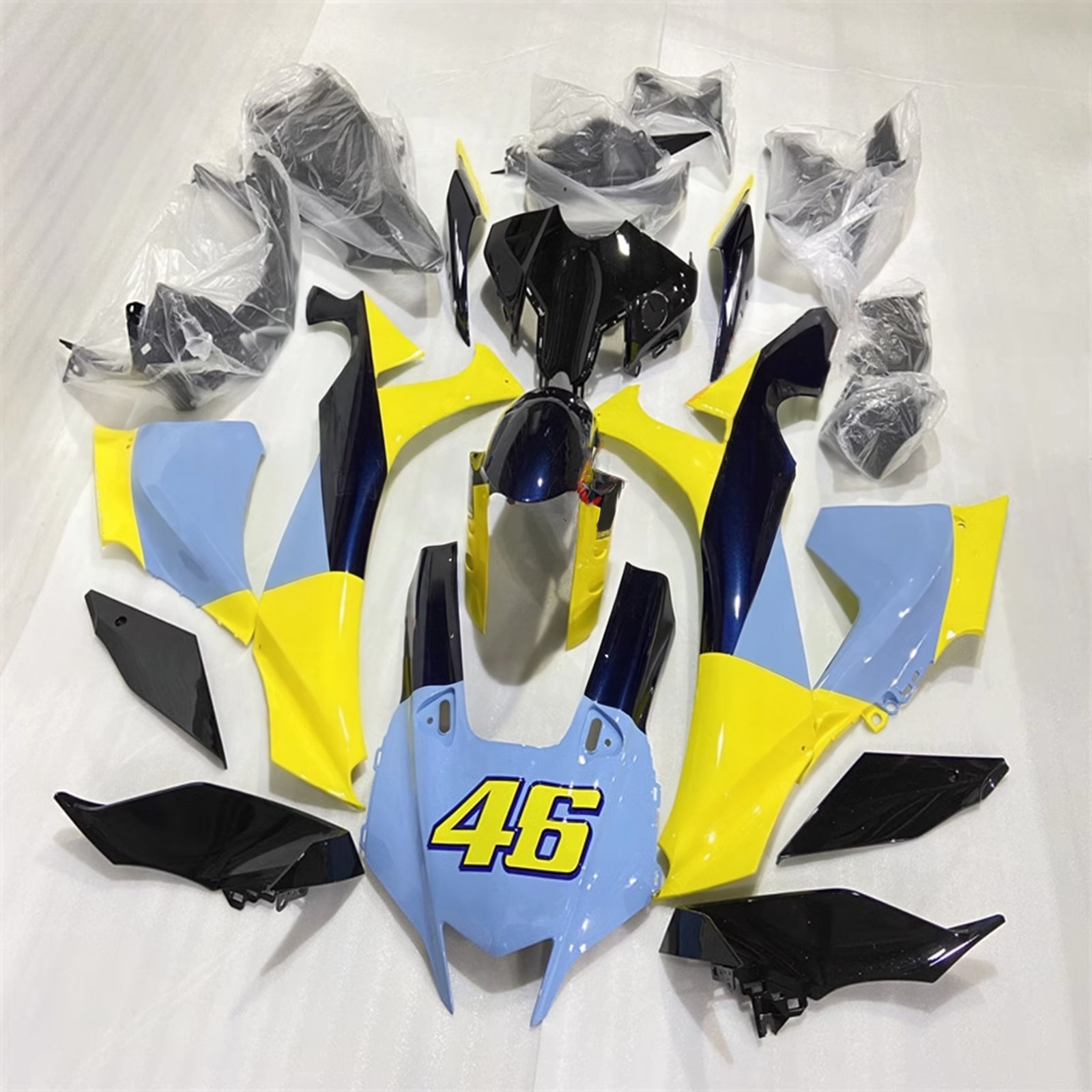 Amotopart Yamaha YZF R1 2020-2023 Kit Carénage Carrosserie Plastique ABS