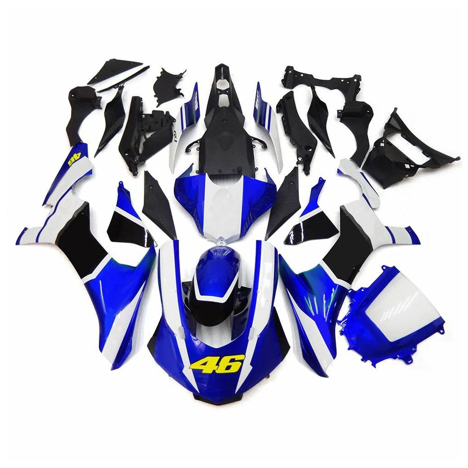 Kit de carénage d'injection Yamaha YZF-R1 2020-2024, carrosserie en plastique ABS