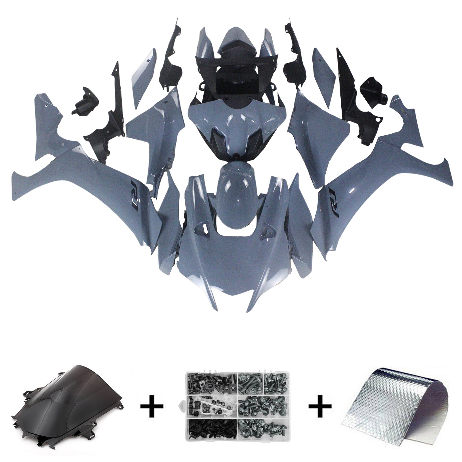 Kit de carénage d'injection Yamaha YZF-R1 2020-2024, carrosserie en plastique ABS