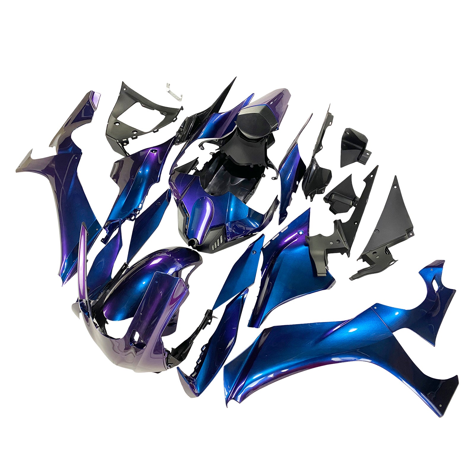 Kit de carénage injecté en plastique ABS compatible avec Yamaha YZF-R1 2020-2024