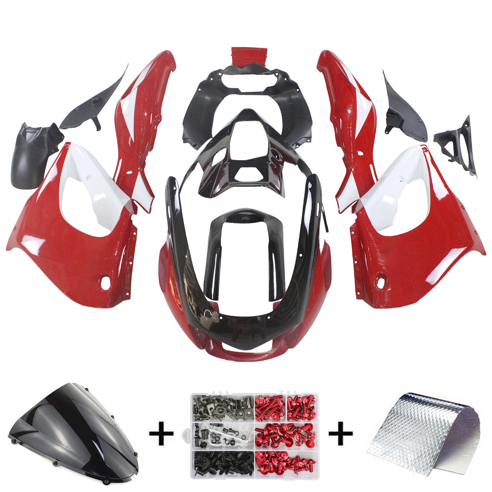 Kit de carénage Amotopart Yamaha YZF1000R Thunderace 1997-2007