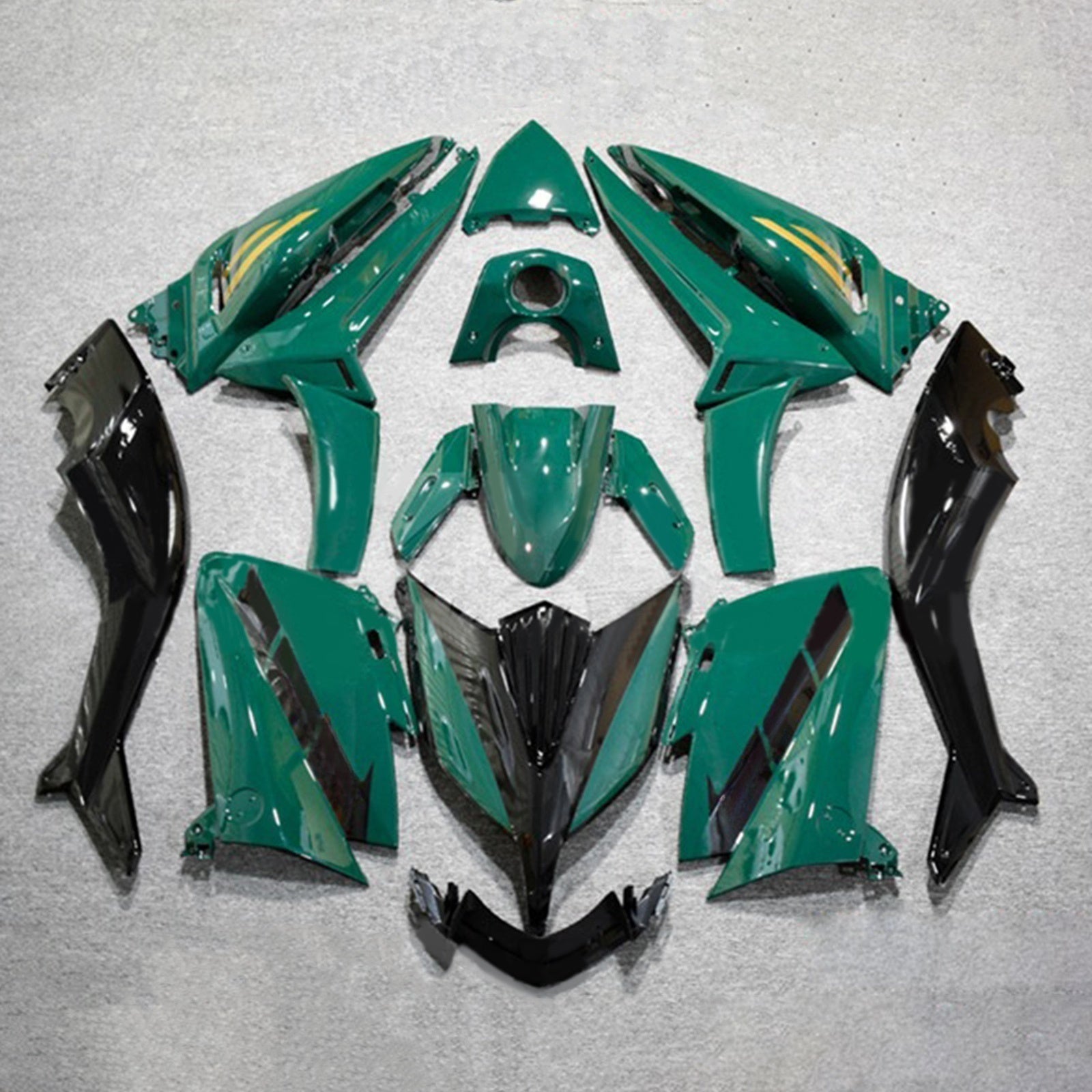 Amotopart Kit Carénage Yamaha T-Max TMAX530 2015-2016 Carrosserie ABS