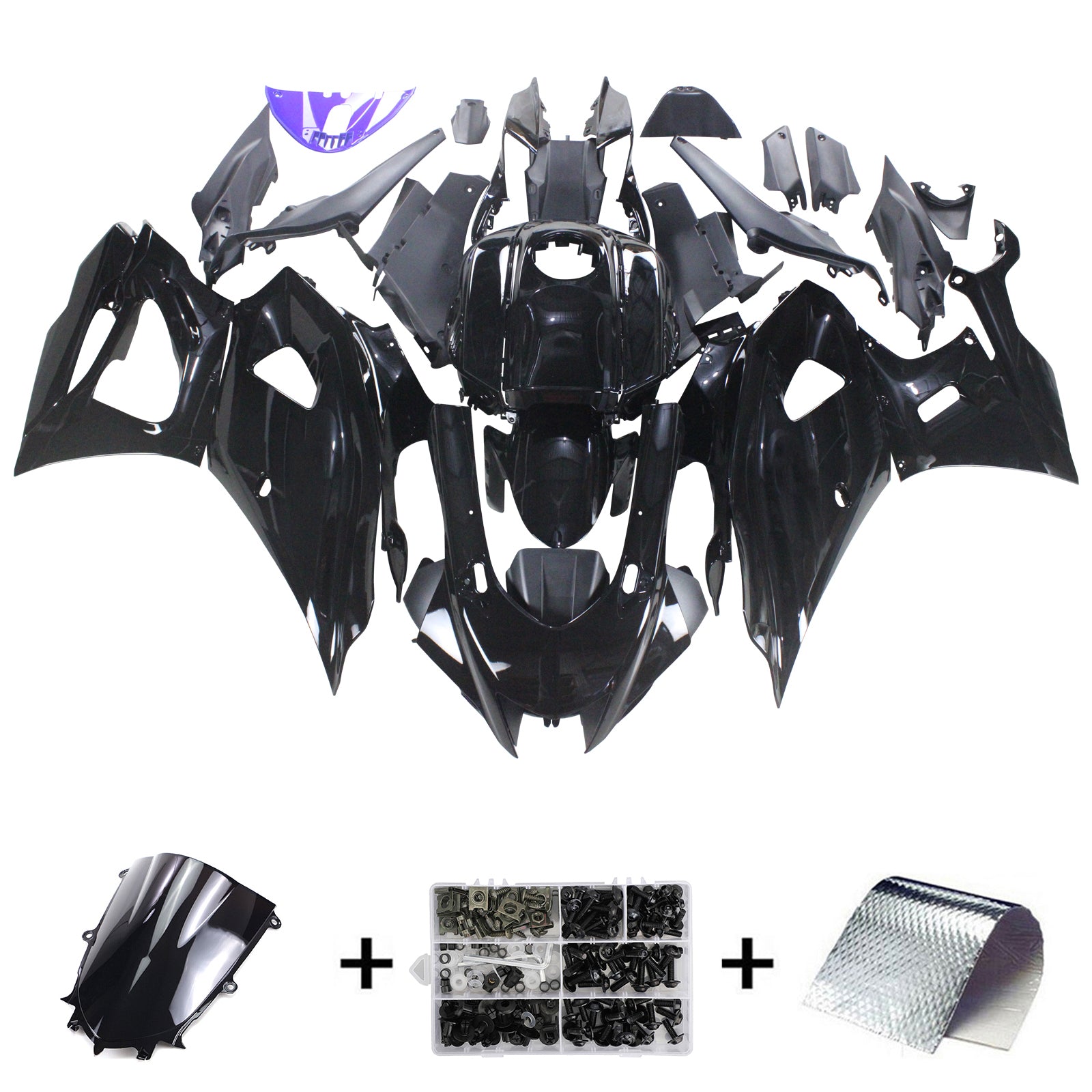 Amotopart Yamaha YZF-R7 2021-2025 ABS kunststof carrosseriekuipset