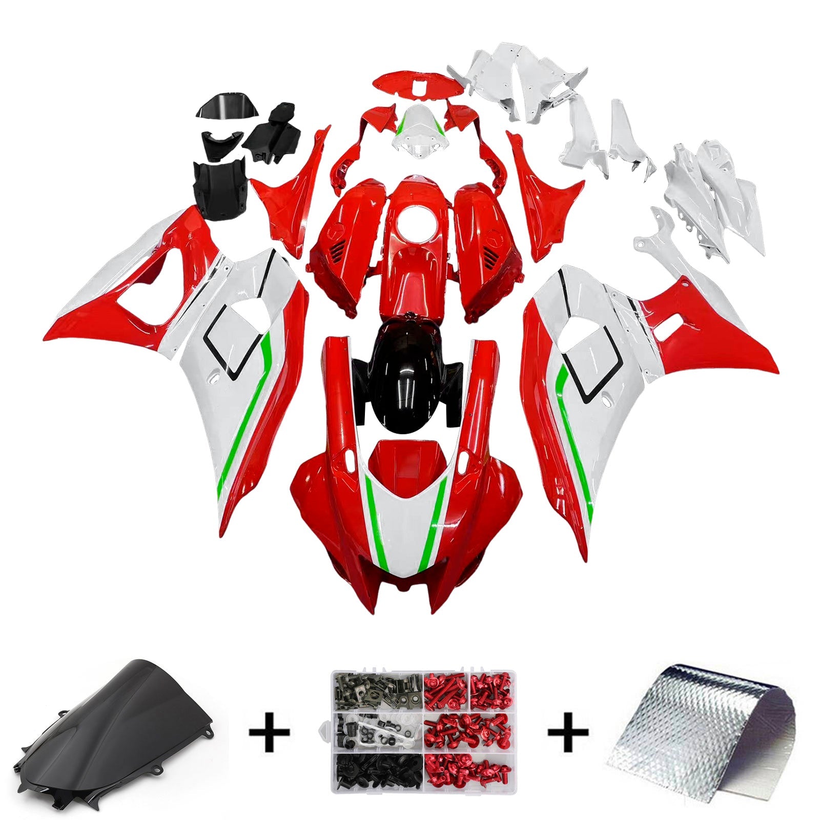 Ruiskutussuojasarja Yamaha YZF-R7 2021-2025 ABS muovinen kori
