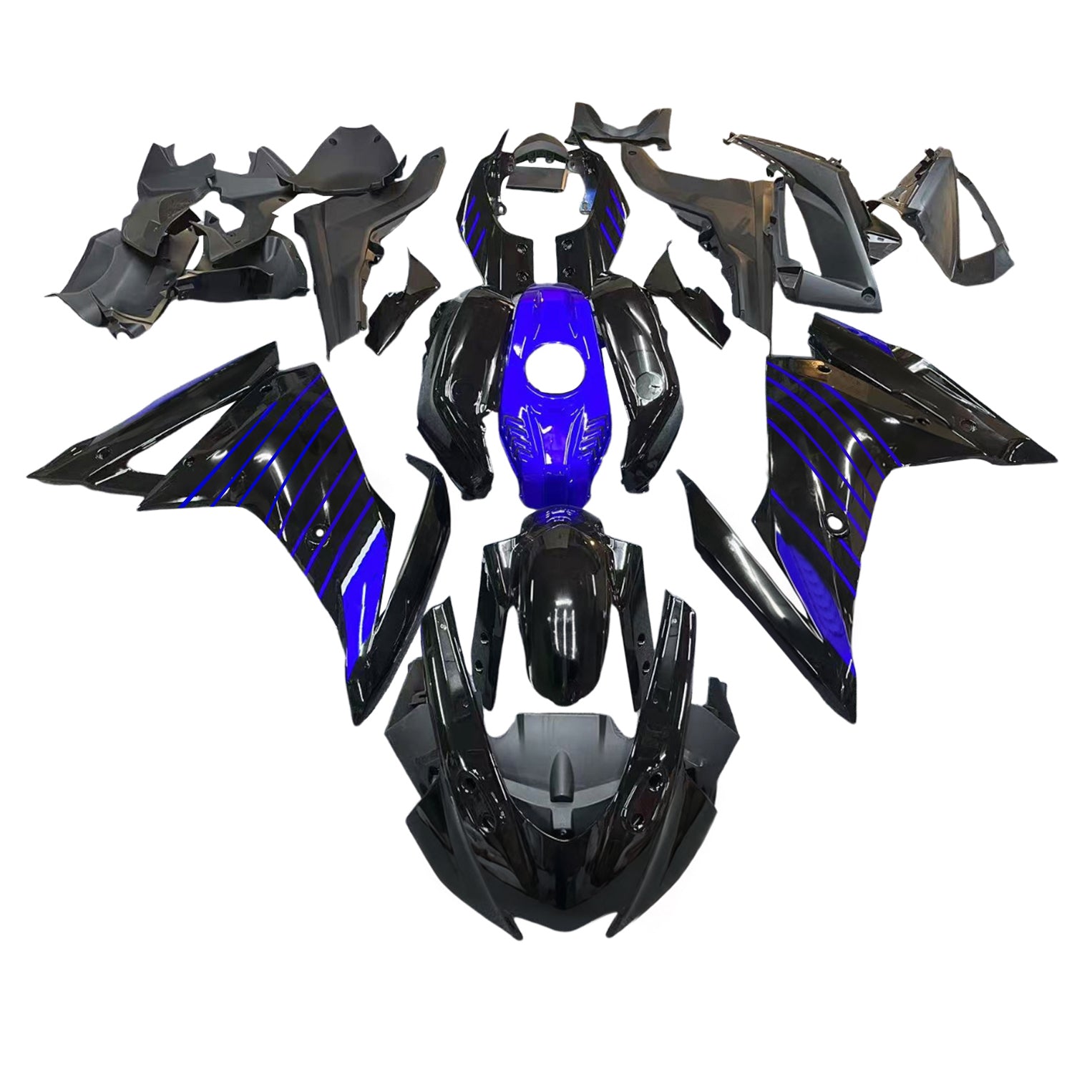 Kit de carénage d'injection pour carrosserie Yamaha YZF R125 2019-2024