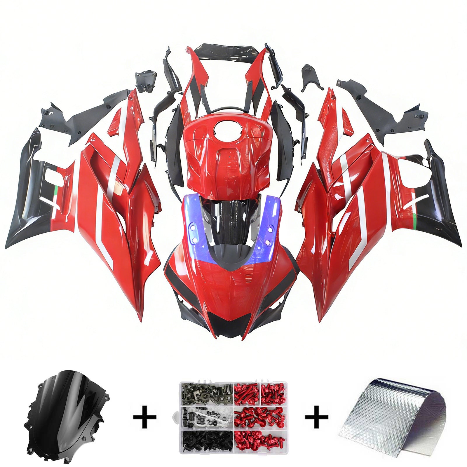 Kit de carénage par injection , carrosserie en plastique ABS Pour Yamaha YZF R3 R25 2022-2024