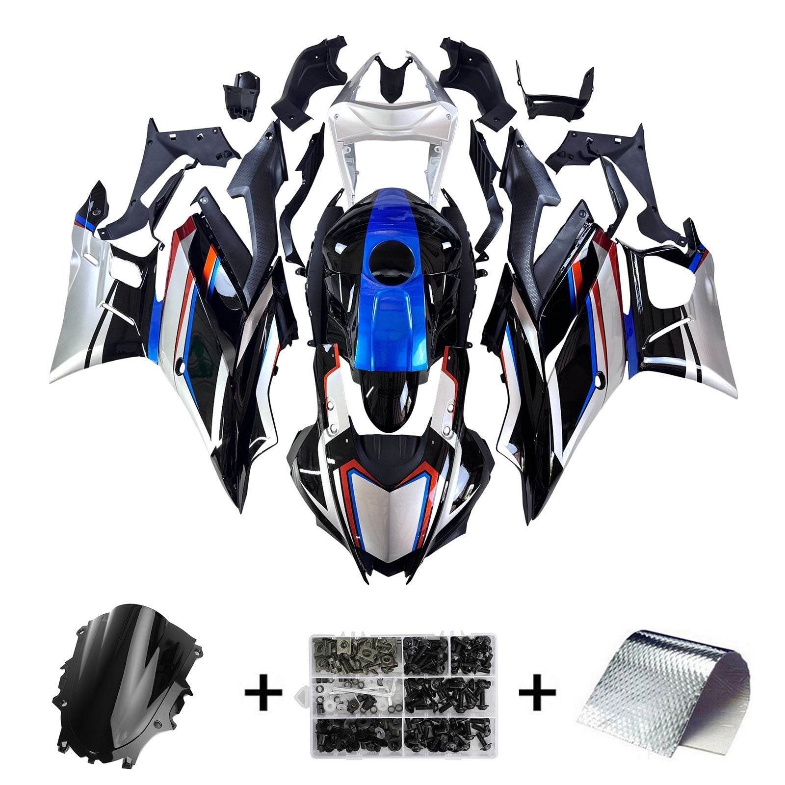 Kit de carénage d'injection Yamaha YZF-R3 R25 2022-2023, carrosserie en plastique ABS