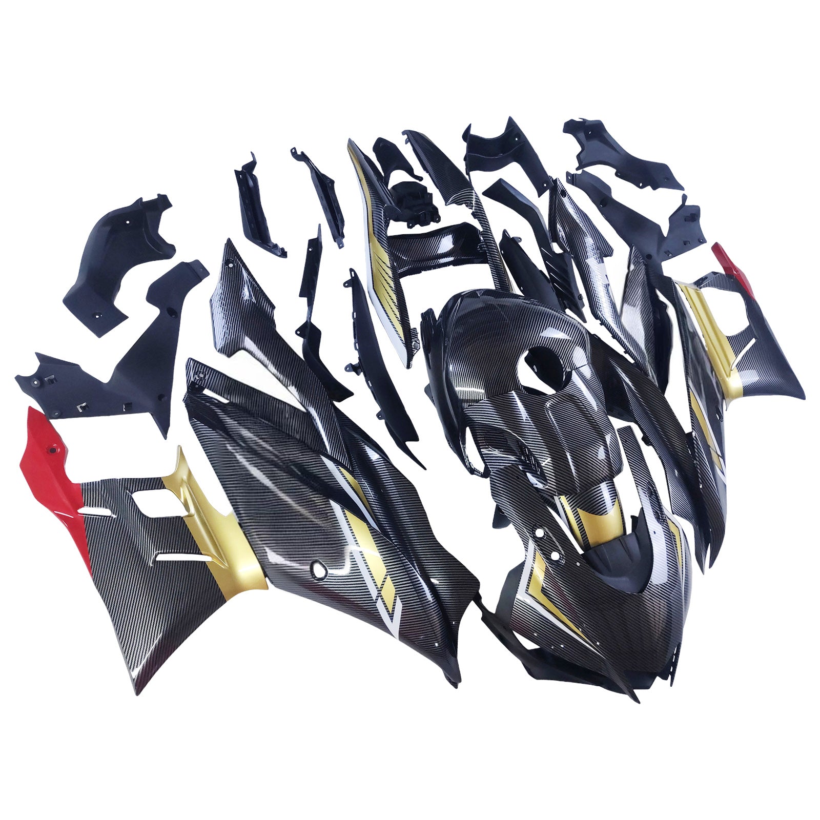 Injectiekuipset Yamaha YZF-R3 R25 2022-2023 ABS kunststof carrosserie