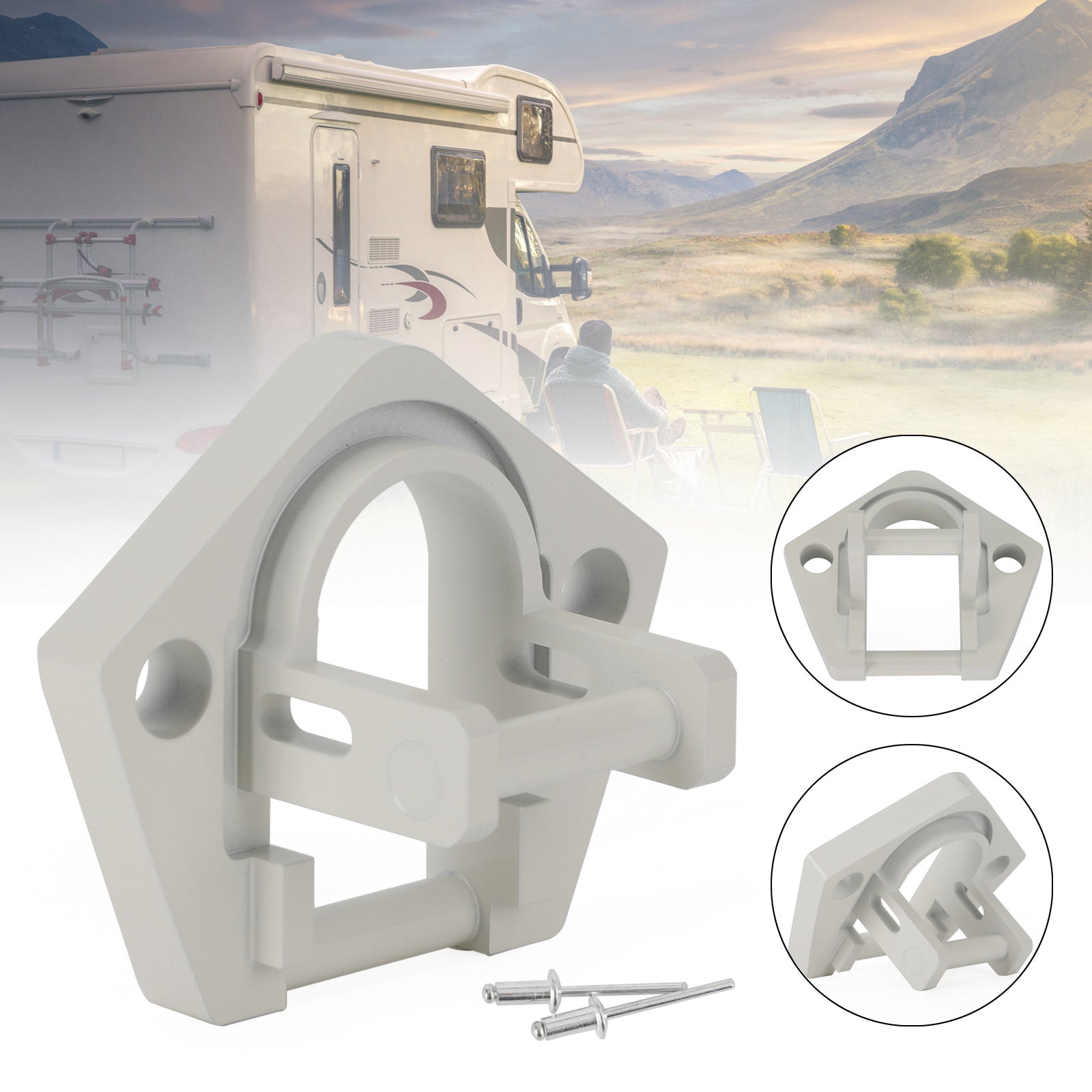 Hardware per tendalino camper in alluminio per sostituzione del movimento centrale del tendalino Sunchaser II U