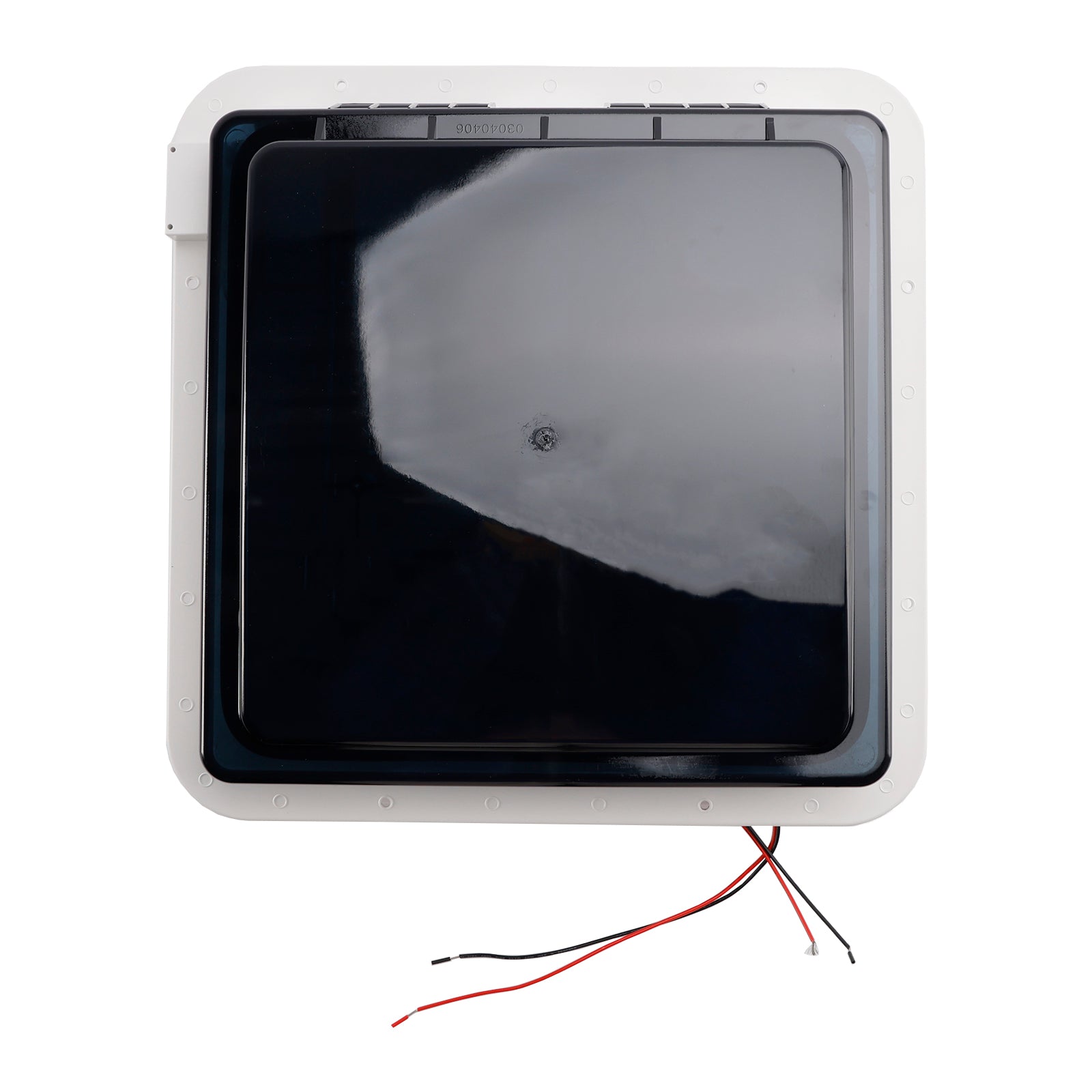 Tragaluz para vehículos recreativos DC12V duradero y eficiente con pantalla de acero inoxidable