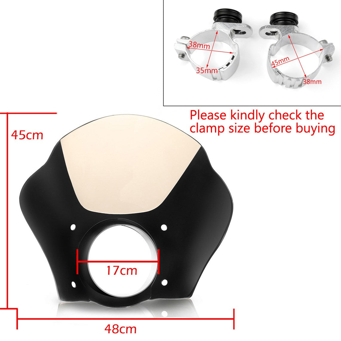 Racer Coffee Windshield para Sportster XL 883 1200 FXDL 86-16