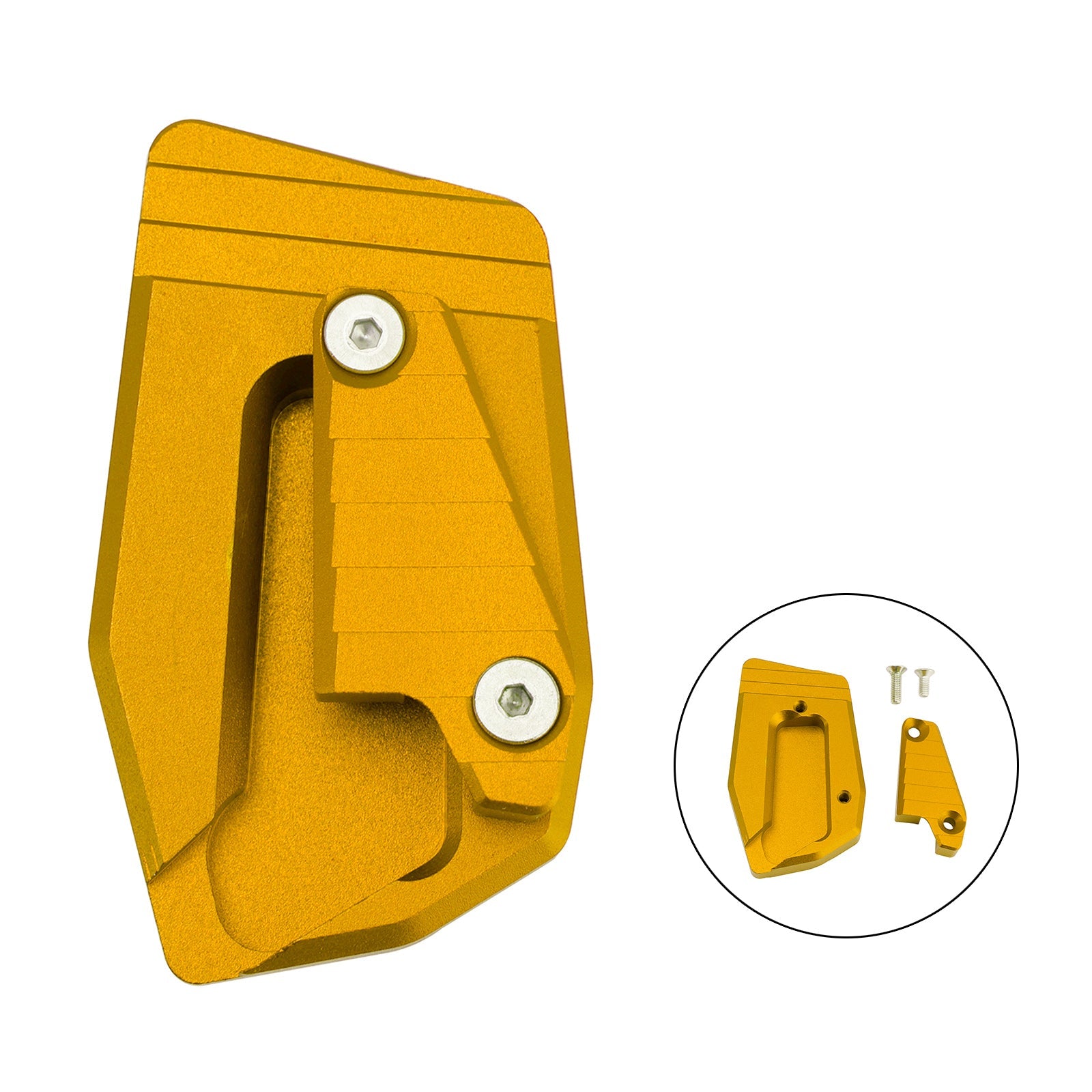 Piastra di rinforzo cavalletto laterale compatibile con BMW K1600B, K1600 Bagger e K1600GA (2018-2025)