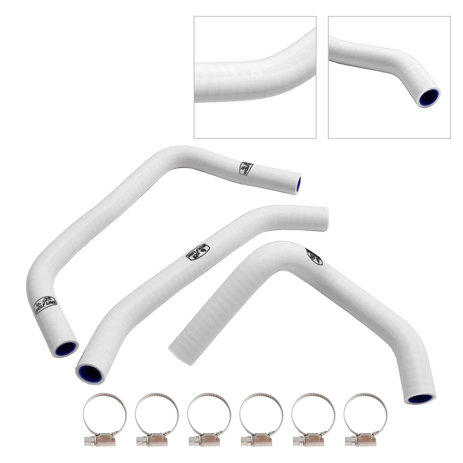 Silikonijäähdyttimen jäähdytysnesteletkusarja Kawasaki ZX4R ZX-4RR 2023-2024