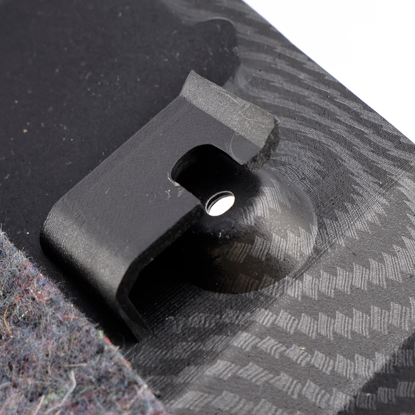 Garniture de console centrale de voiture VW Golf Jetta 1999-2005 1J1863201D motif fibre de carbone