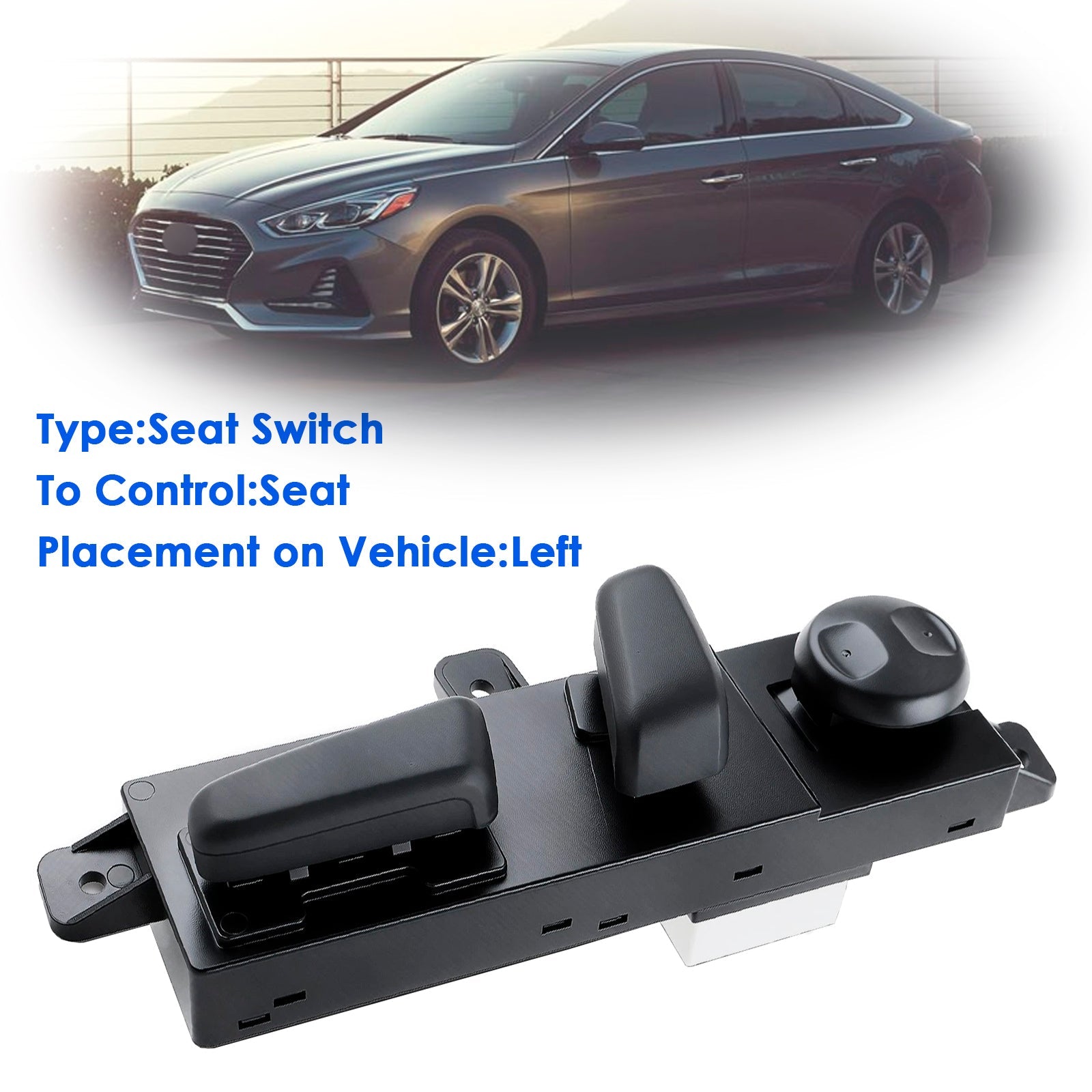 Interrupteur de siège électrique avant gauche côté conducteur 88193F8110 pour Hyundai Tucson Sonata