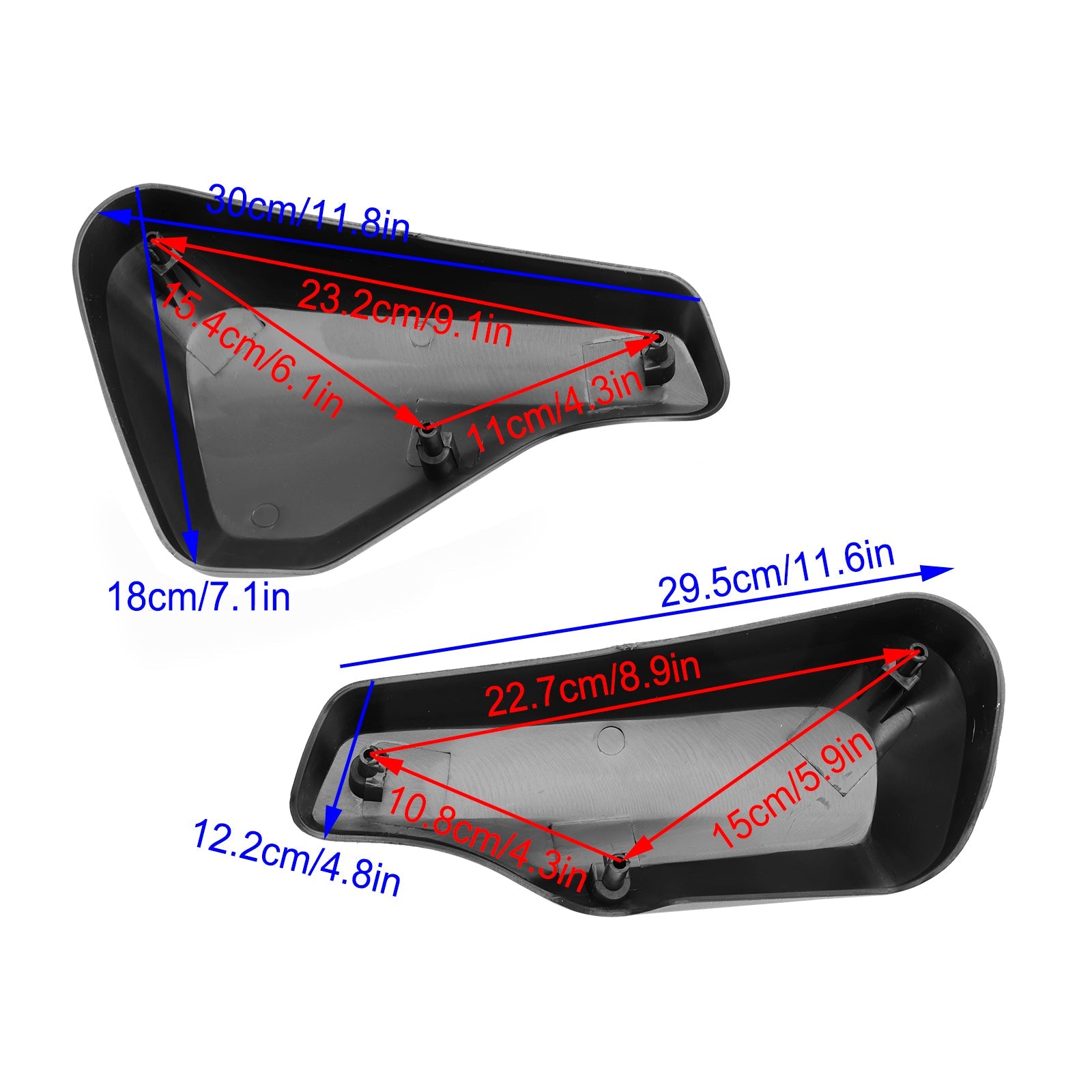 Coperchio laterale della batteria adattata nella strada XG750 XG500 2014-2018 Motore motore