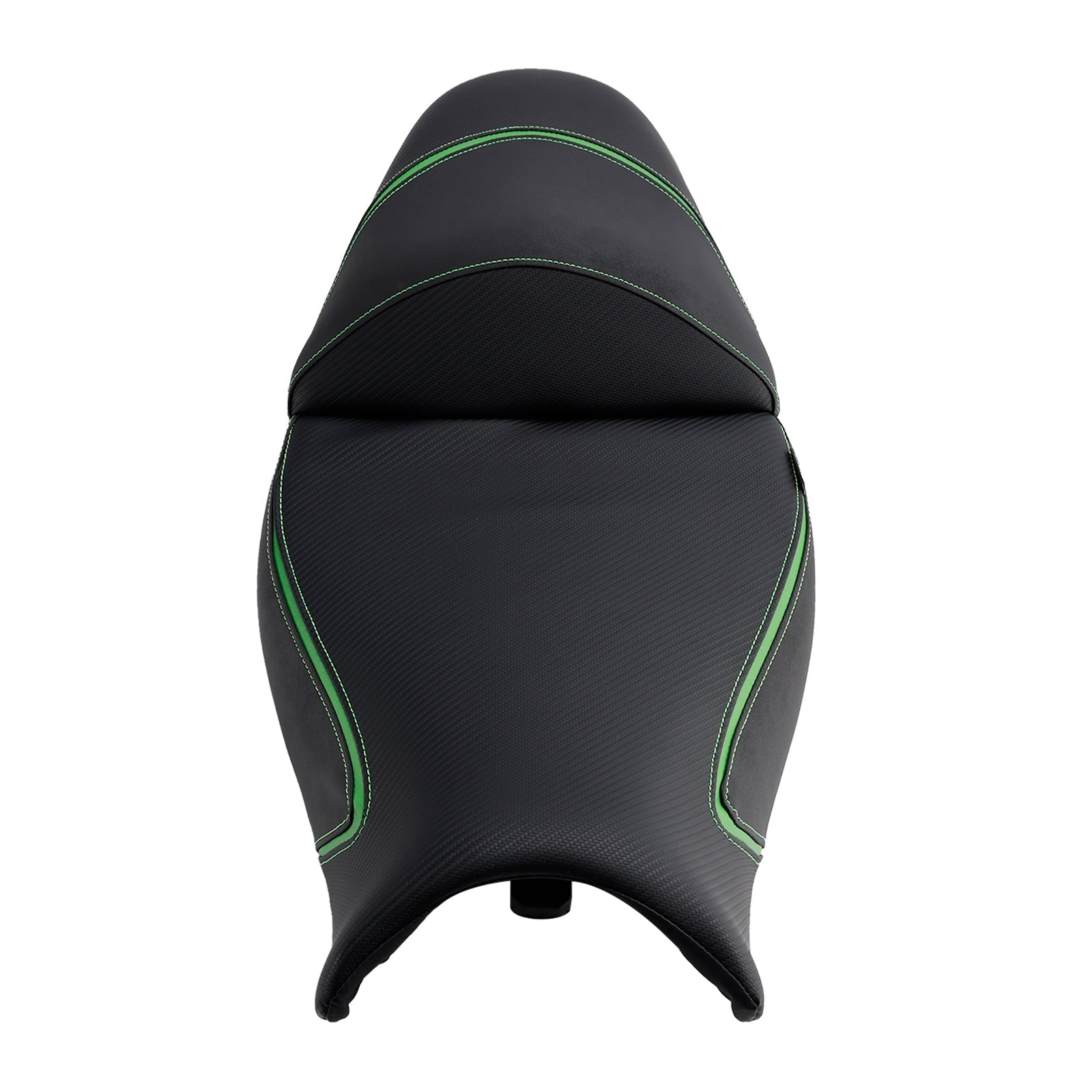 Selle pilote/passager complète coussinée verte pour Kawasaki Versys 650 2022-2024