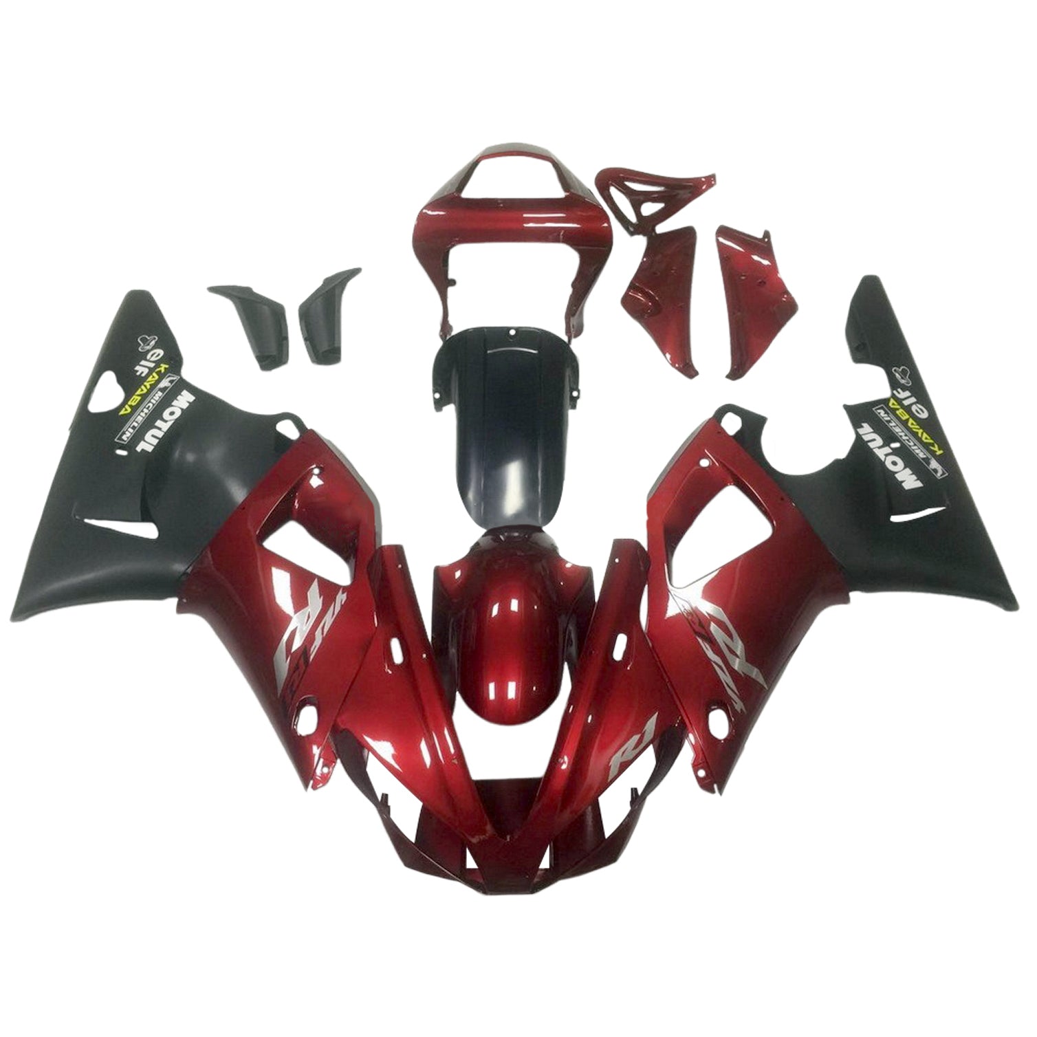 2000-2001 Yamaha YZF 1000 R1 injectiekuipset ABS kunststof carrosserie