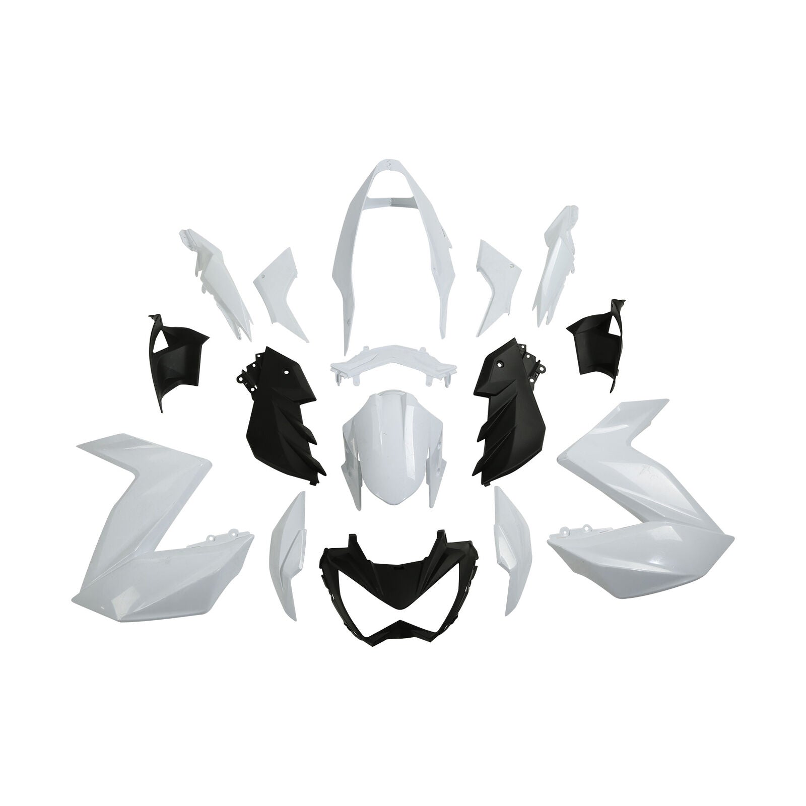 2015-2016 KAWASAKI Z250 Z300 Carenado de carrocería moldeado por inyección sin pintar