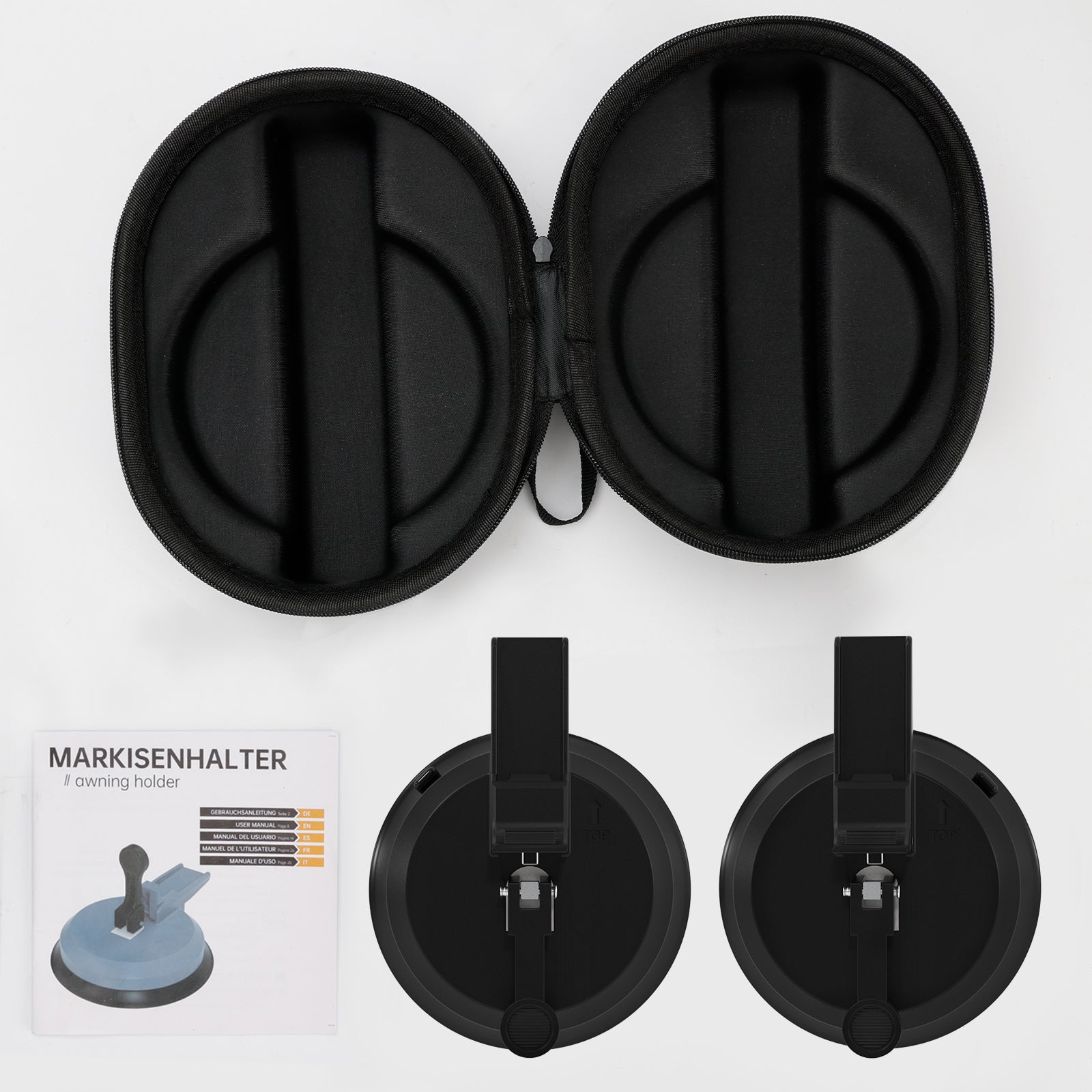 2 × support de pied d'auvent de caravane de camping-car pour Thule & Fiamma & Dometic RV Sucker